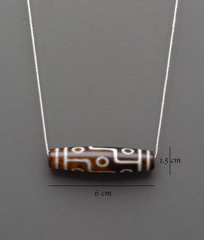 Handmade Tibetan Dzi Bead Locket | Buddhist Spiritual Pendant