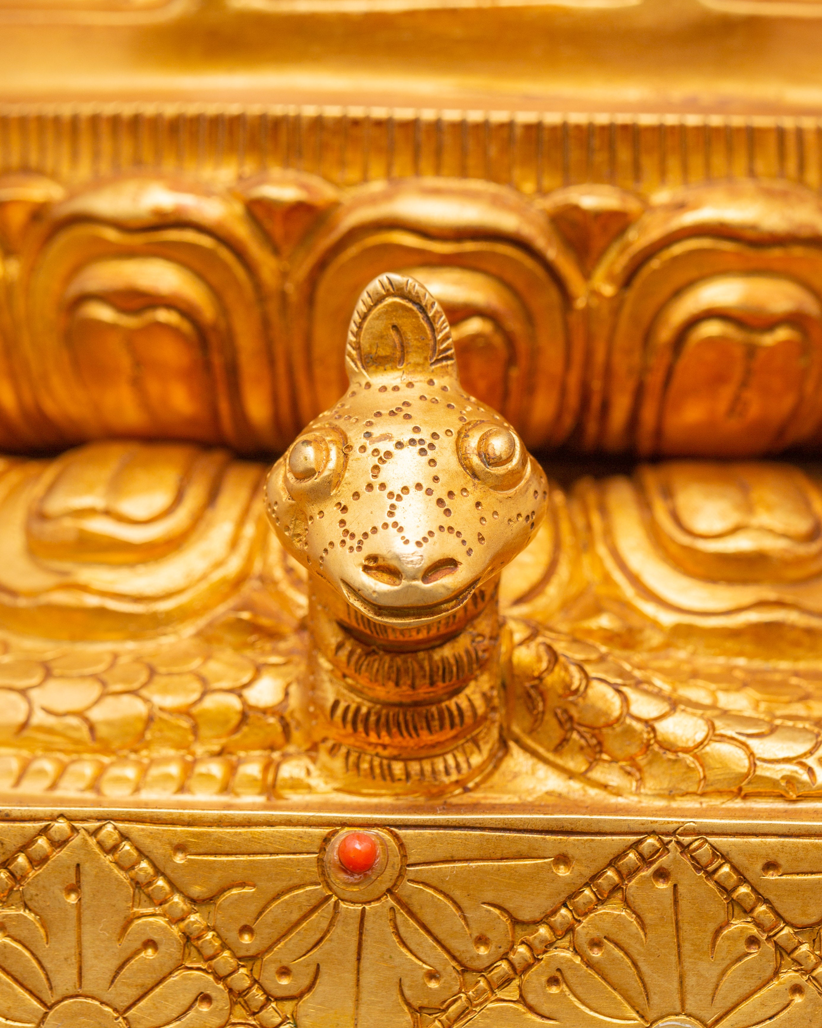 Golden Stupa for Ritual Ceremonies | Symbol of Enlightenment
