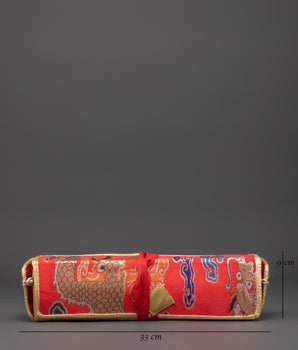Tibetan Dharma Text Cover | Handcrafted Cover for Devotional Use