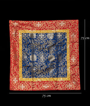 Tibetan Silk Fabric Table Cloth | Traditional Home Decor