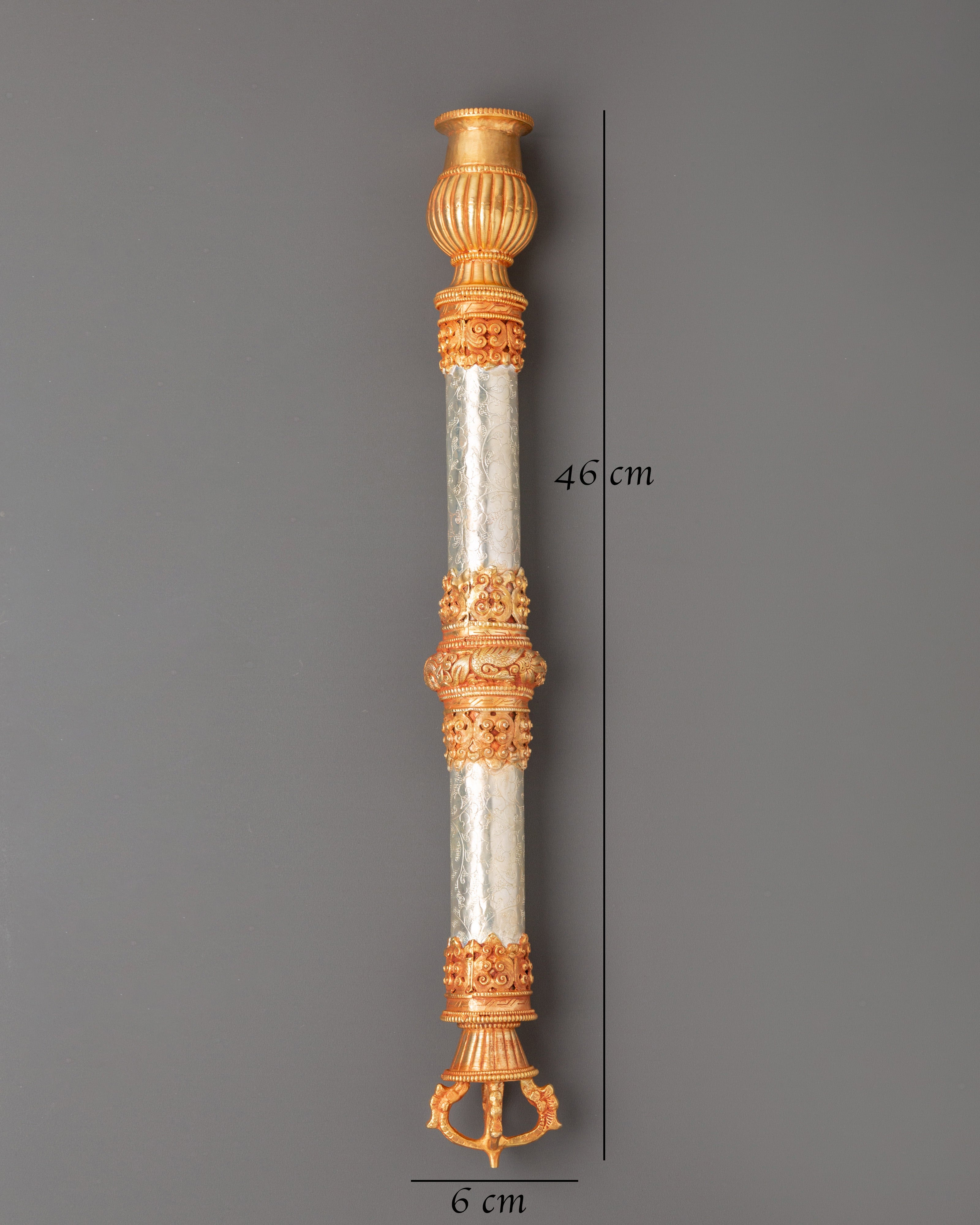Gold Plated Incense Holder for Spiritual Practice | Perfect for Meditation and Offerings