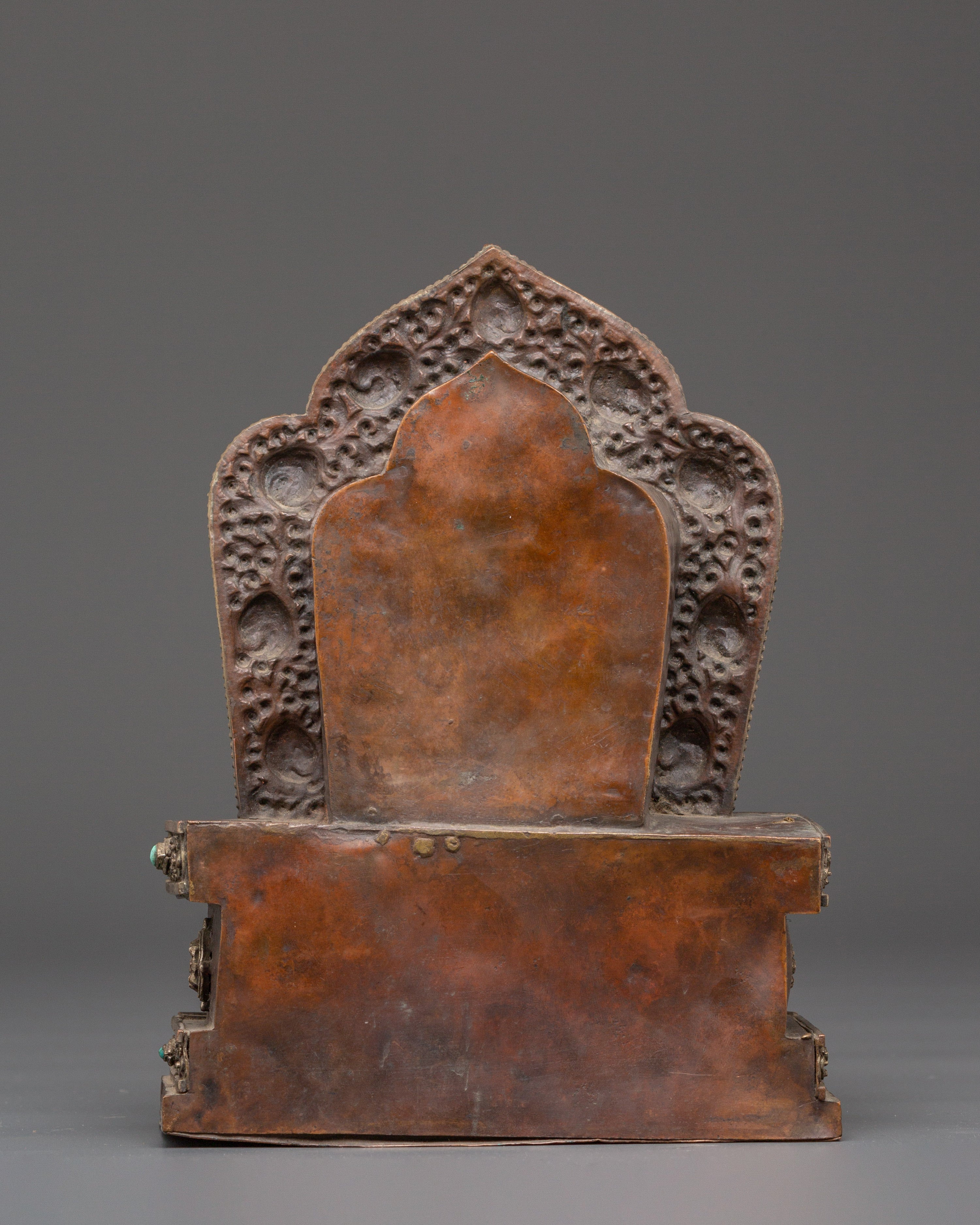 Traditional Six Armed Mahakala Ghau Box | Symbol Of Protection
