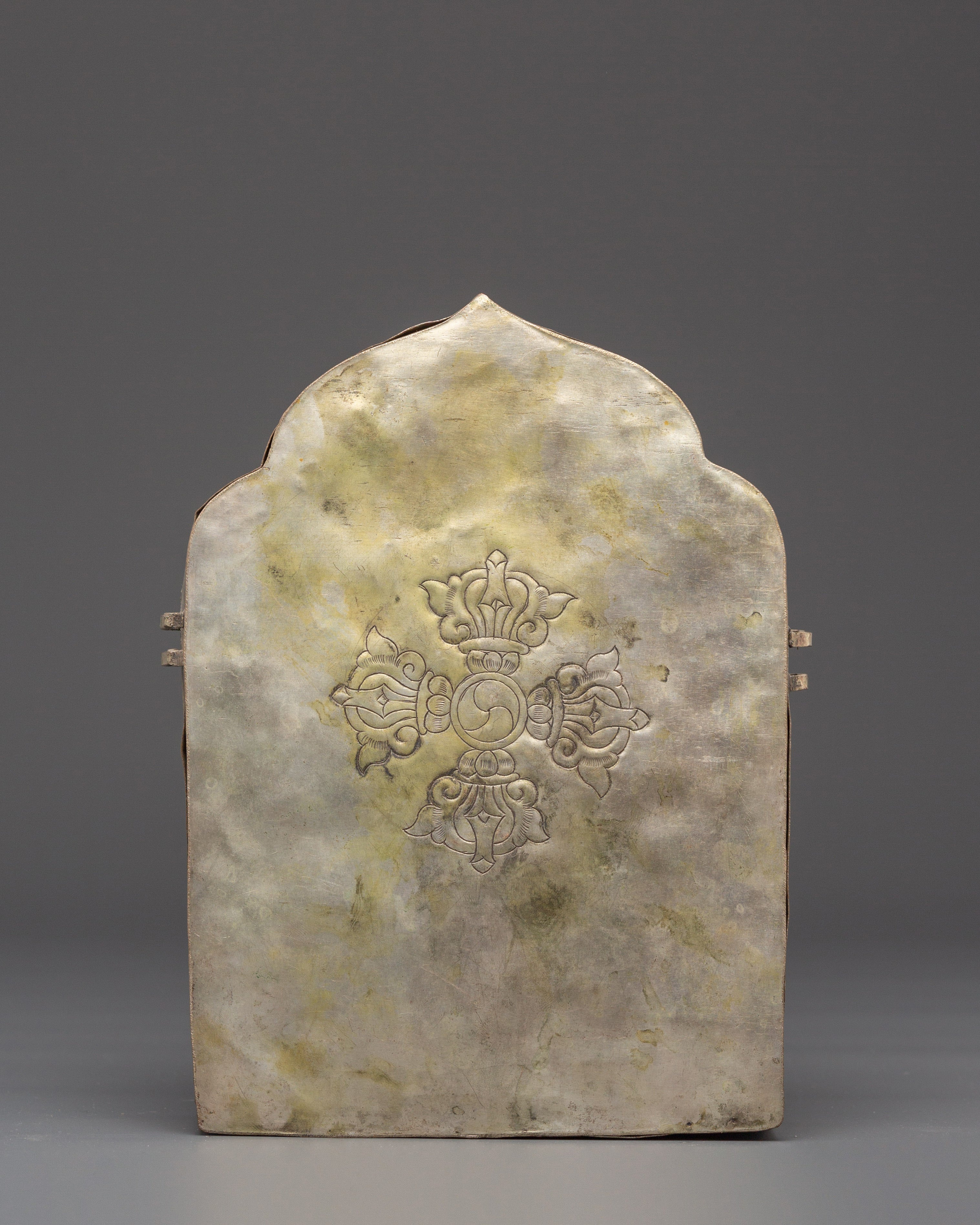 Handmade Silver Plated Ghau Box | Symbol of Protection and Blessings