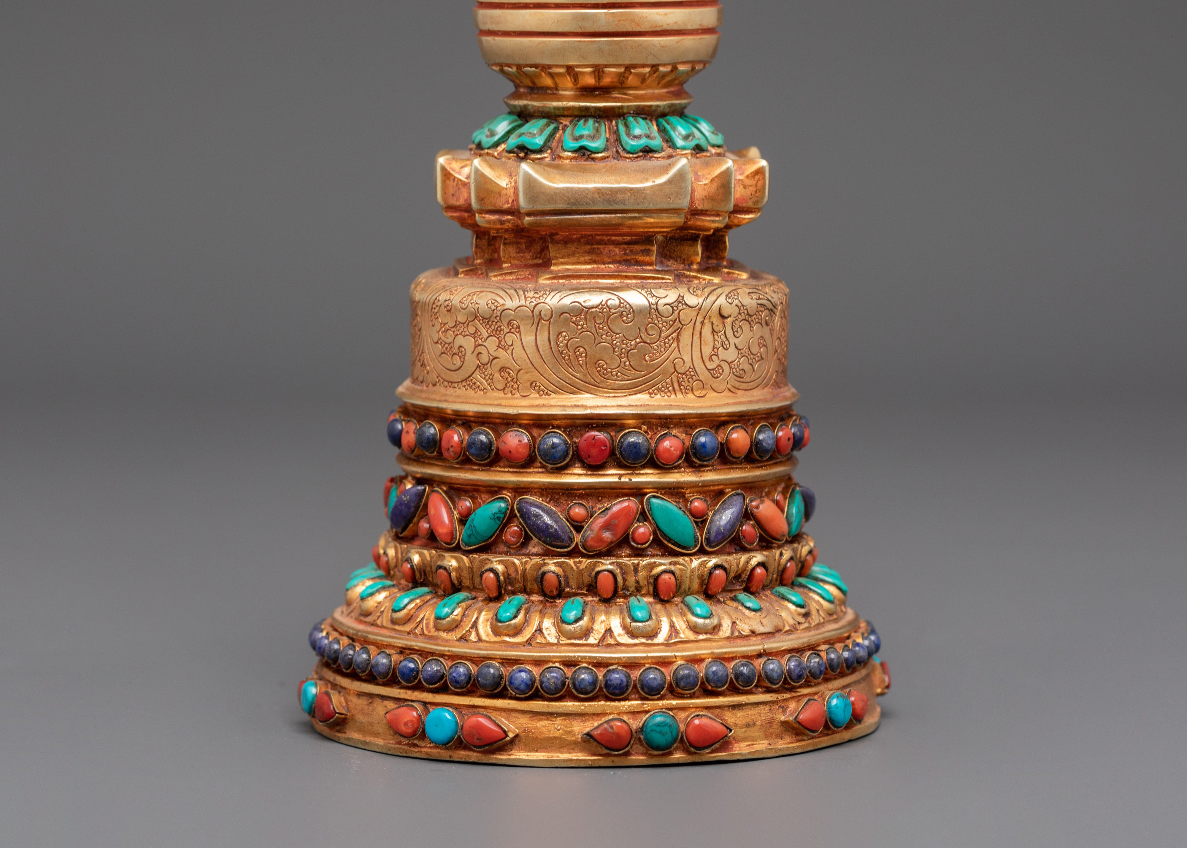 Sacred Tibetan Stupa Sculpture | Symbol of Peace and Enlightenment