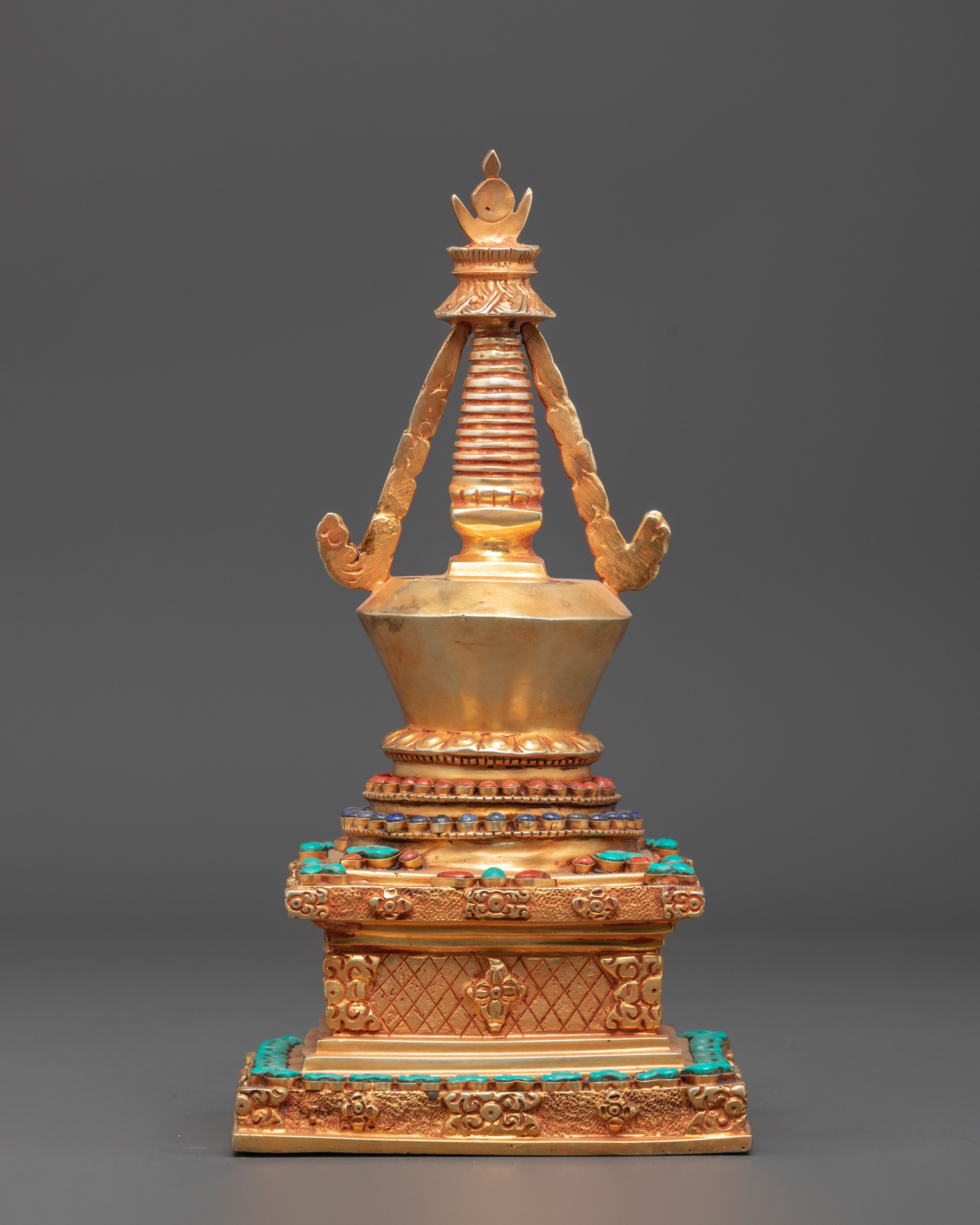 Golden Stupa for Ceremonies | Path to Enlightenment