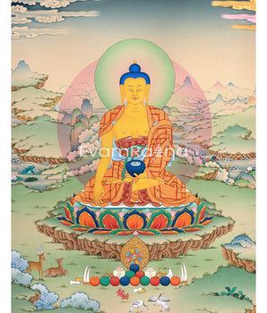 Gautam Buddha's Canvas Print