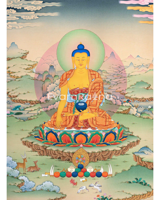 Gautam Buddha's Canvas Print 