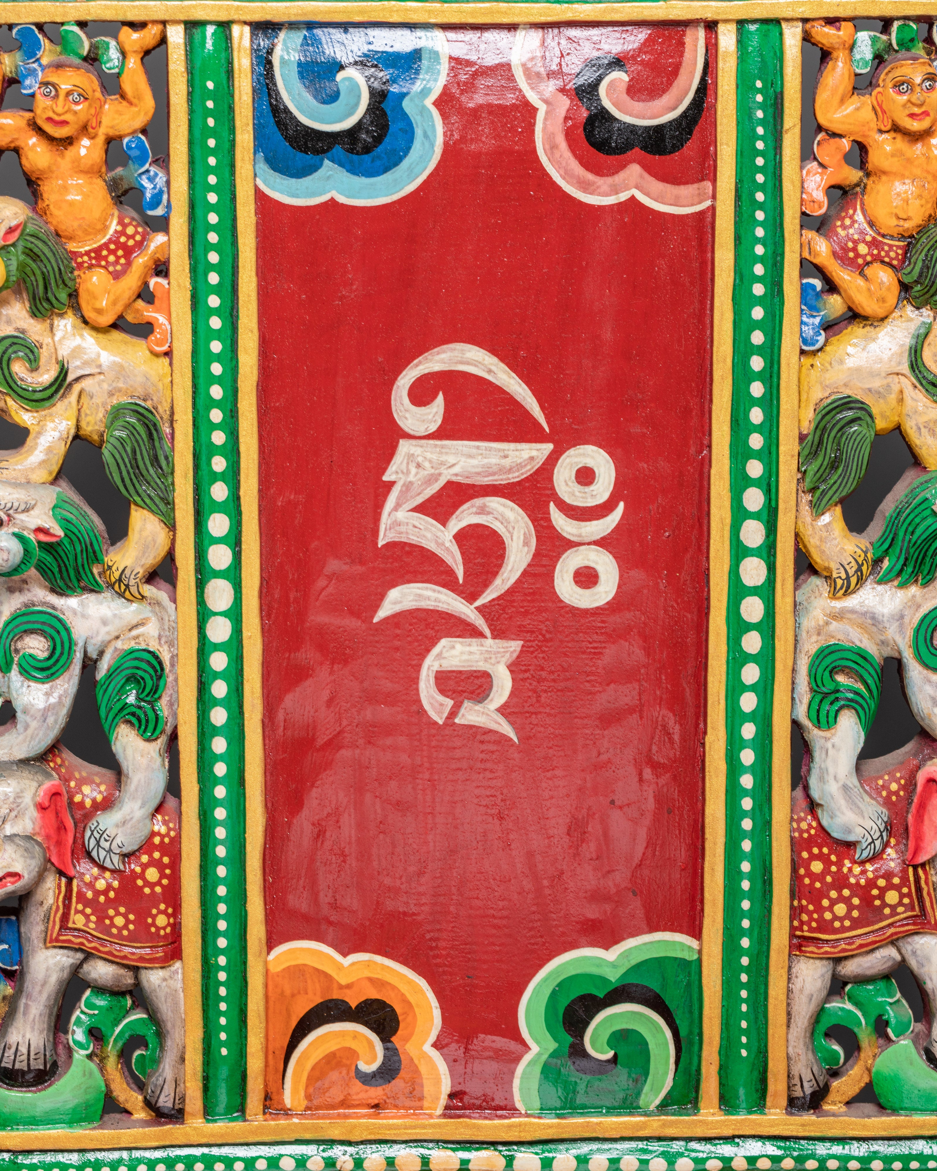 Traditional Buddhist Throne for Statue | Sacred Ritual Throne for Shrine