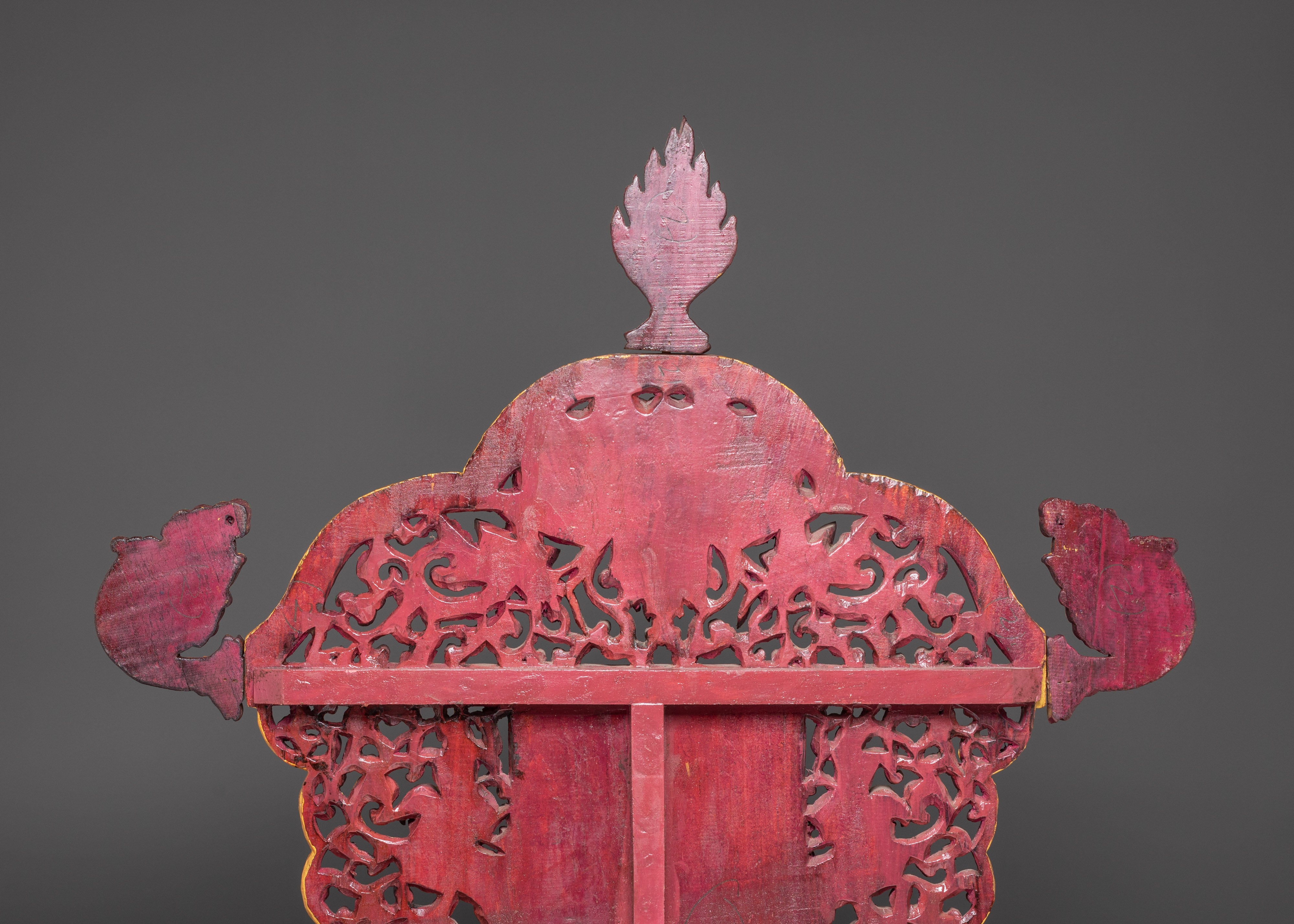 Traditional Buddhist Throne for Statue | Sacred Ritual Throne for Shrine