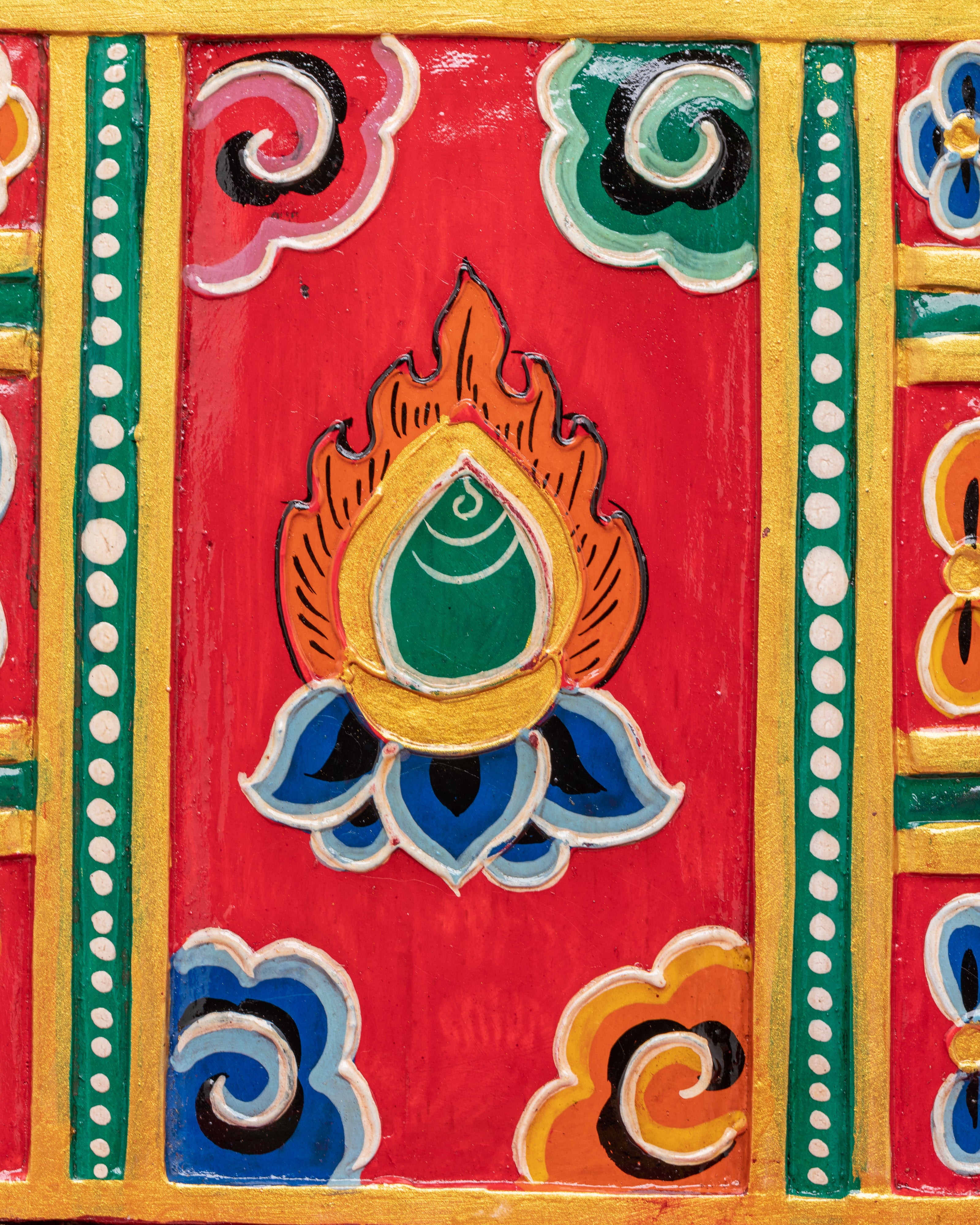 Tibetan Buddhist Deity Throne | Throne for Enhancing Statues Presence