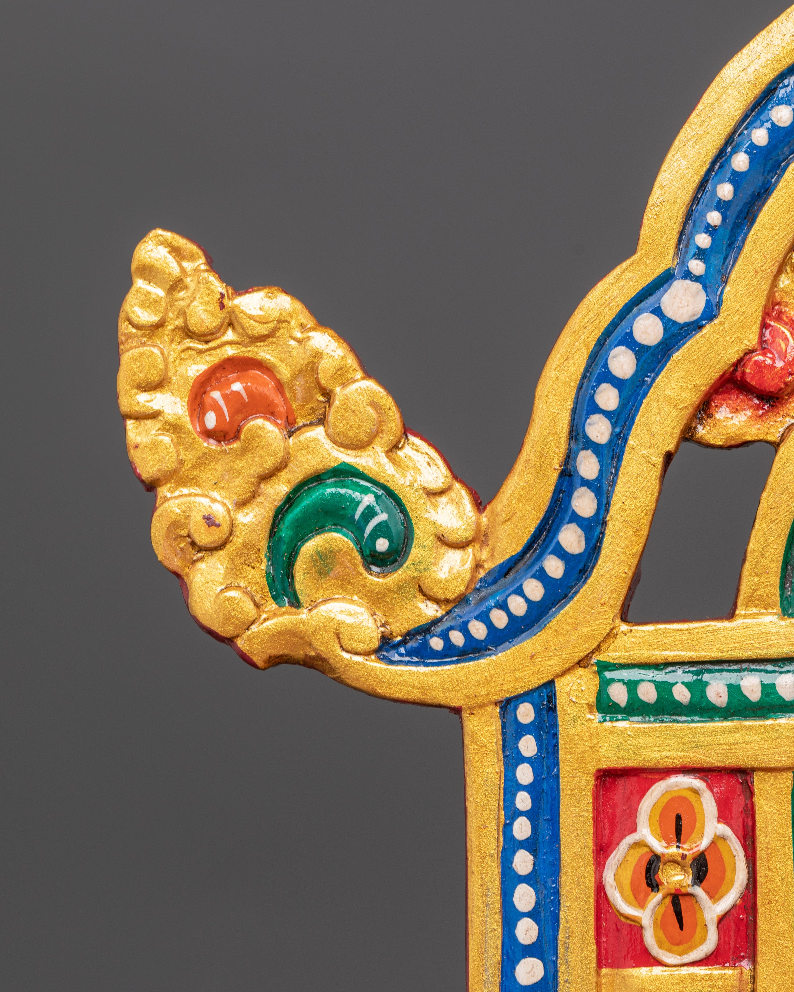 Tibetan Buddhist Deity Throne | Throne for Enhancing Statues Presence