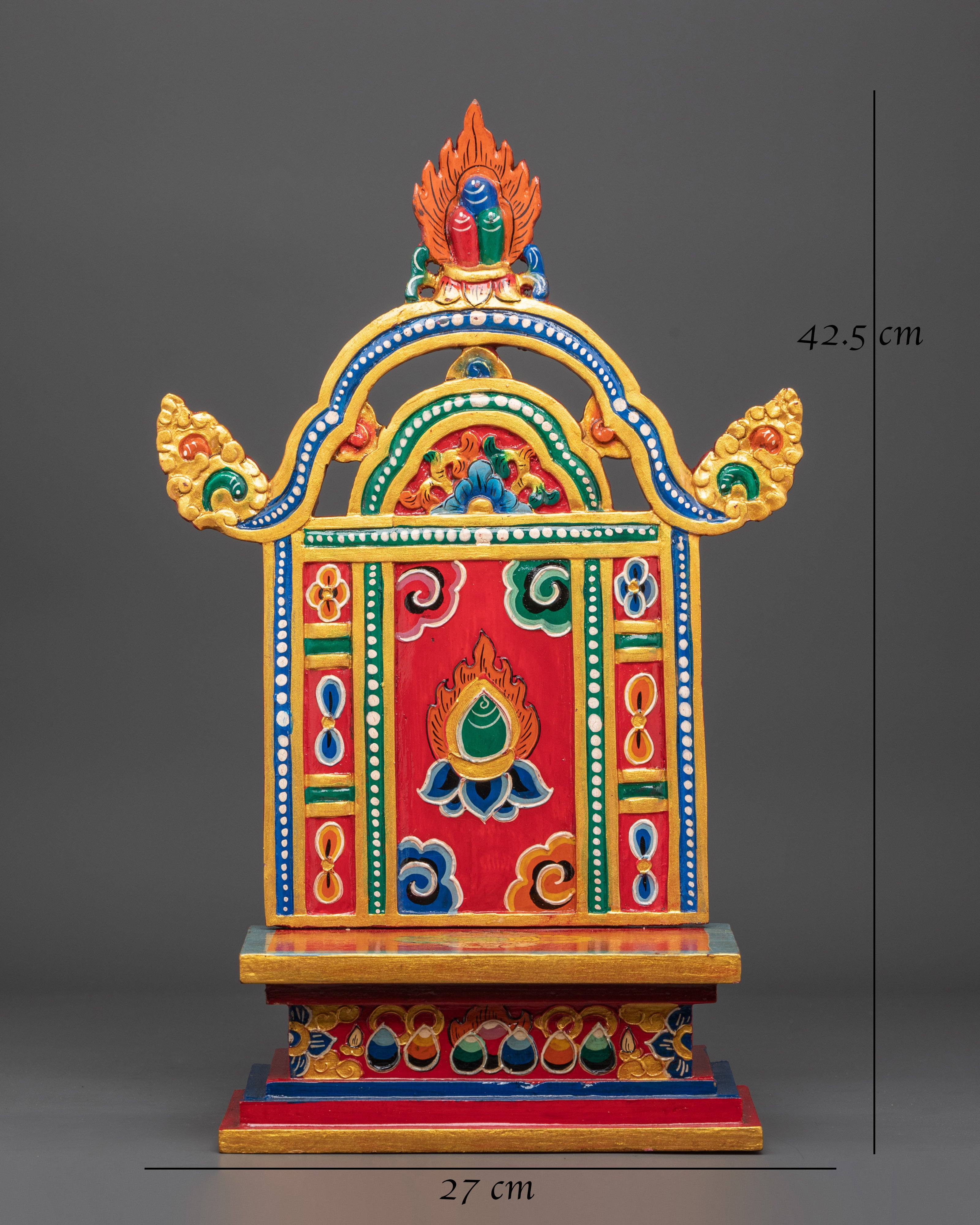 Tibetan Buddhist Deity Throne | Throne for Enhancing Statues Presence