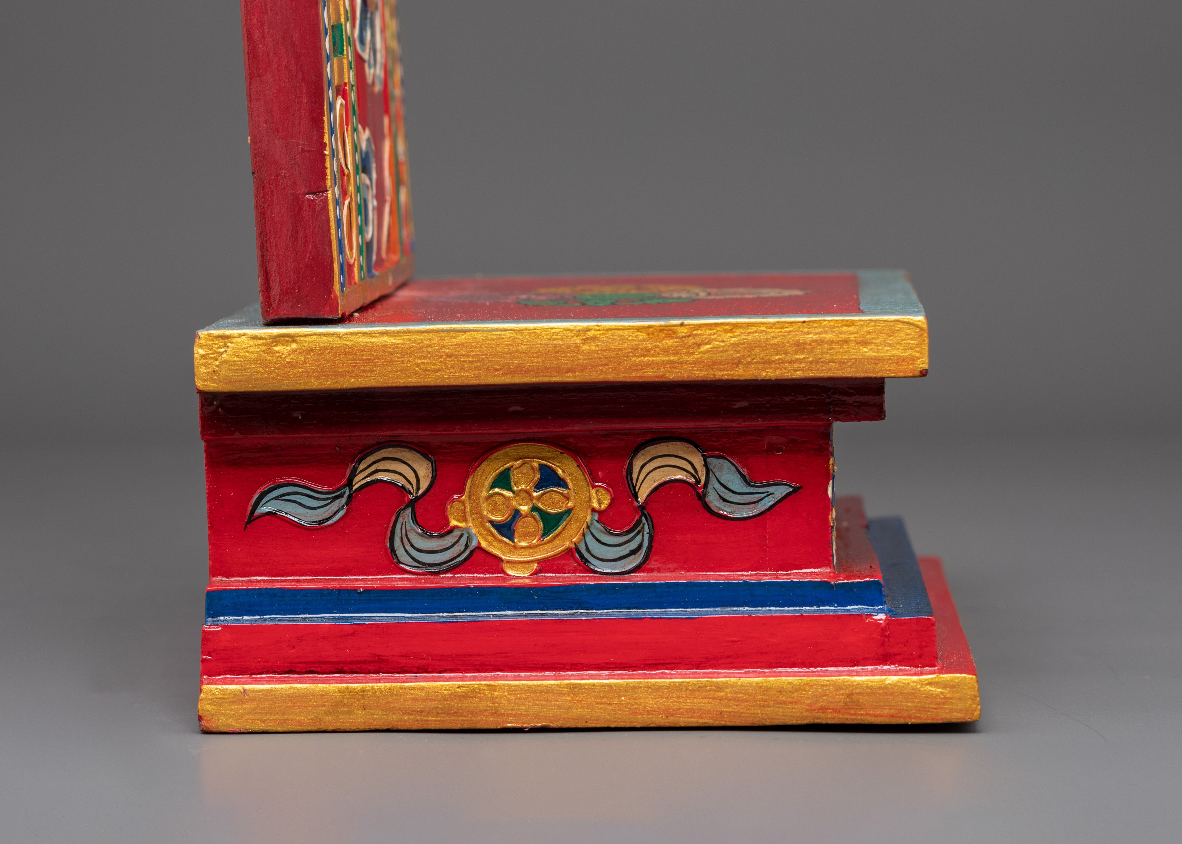 Tibetan Buddhist Deity Throne | Throne for Enhancing Statues Presence