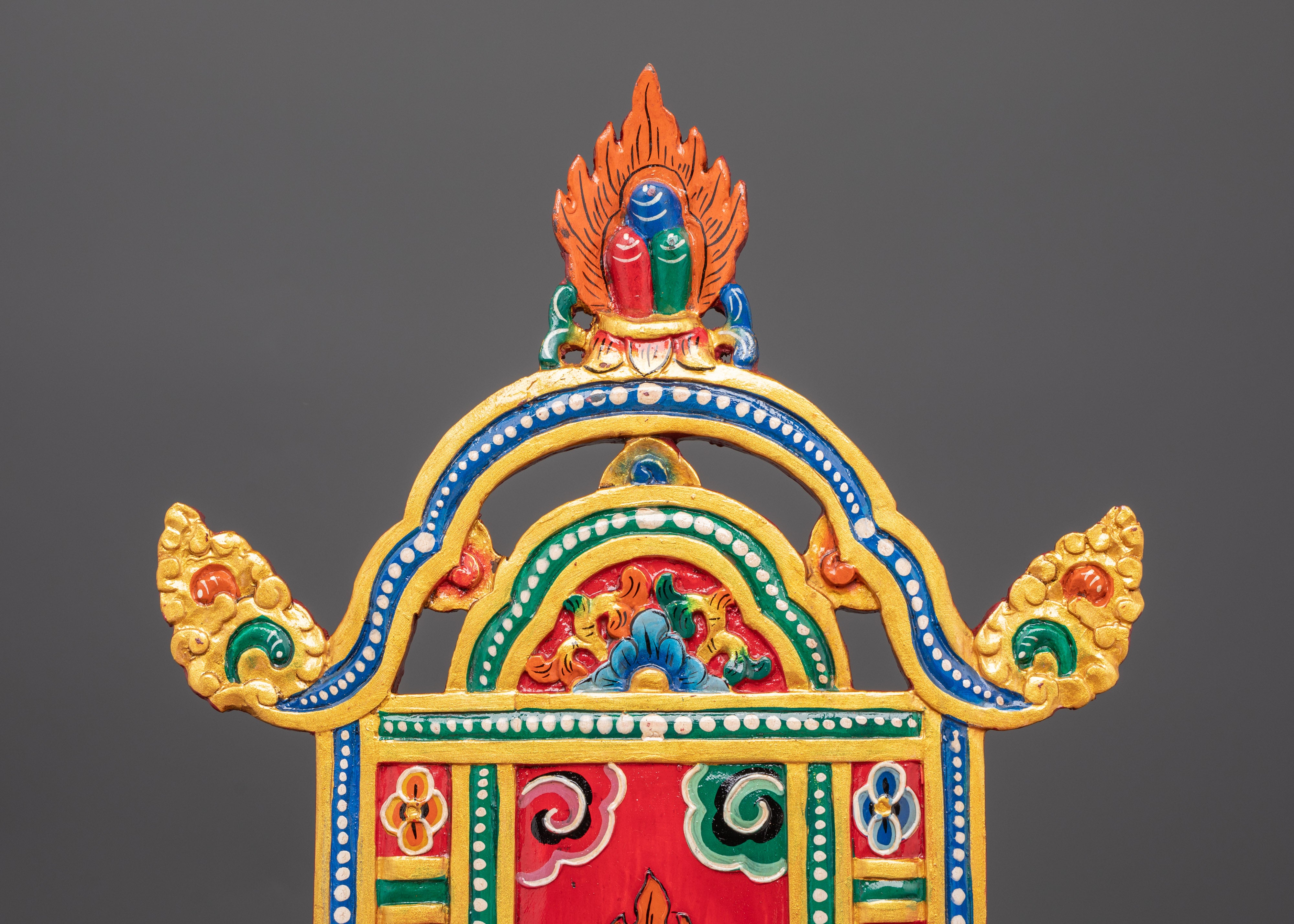 Tibetan Buddhist Deity Throne | Throne for Enhancing Statues Presence