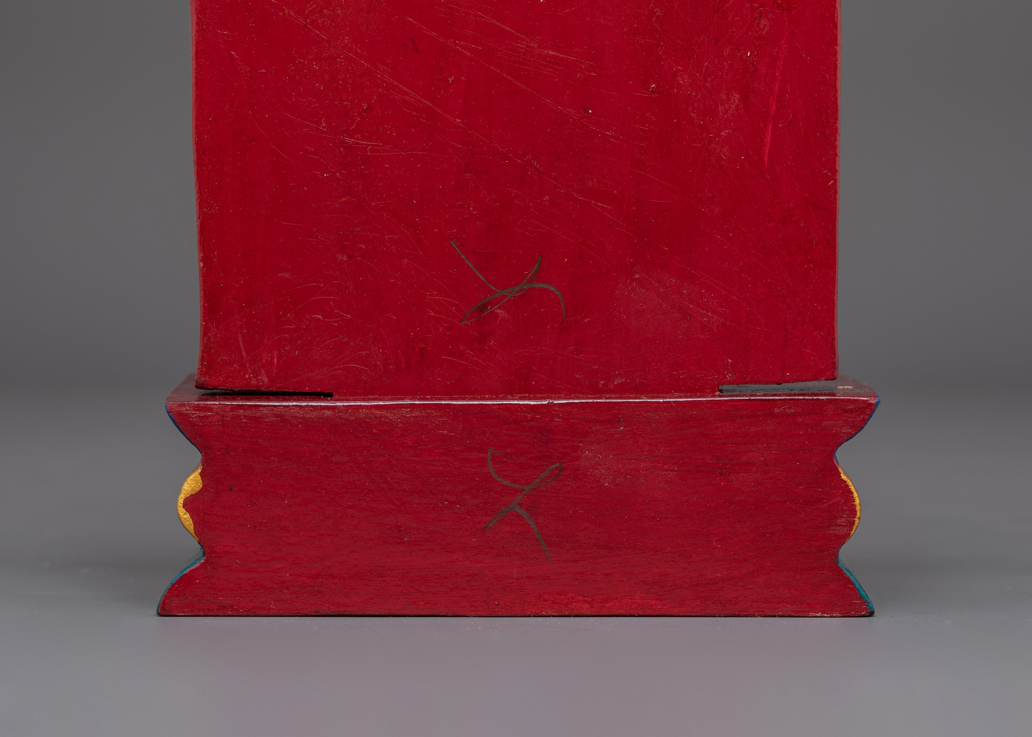Sacred Buddhist Handcrafted Throne | Throne for Enhancing Statues Presence
