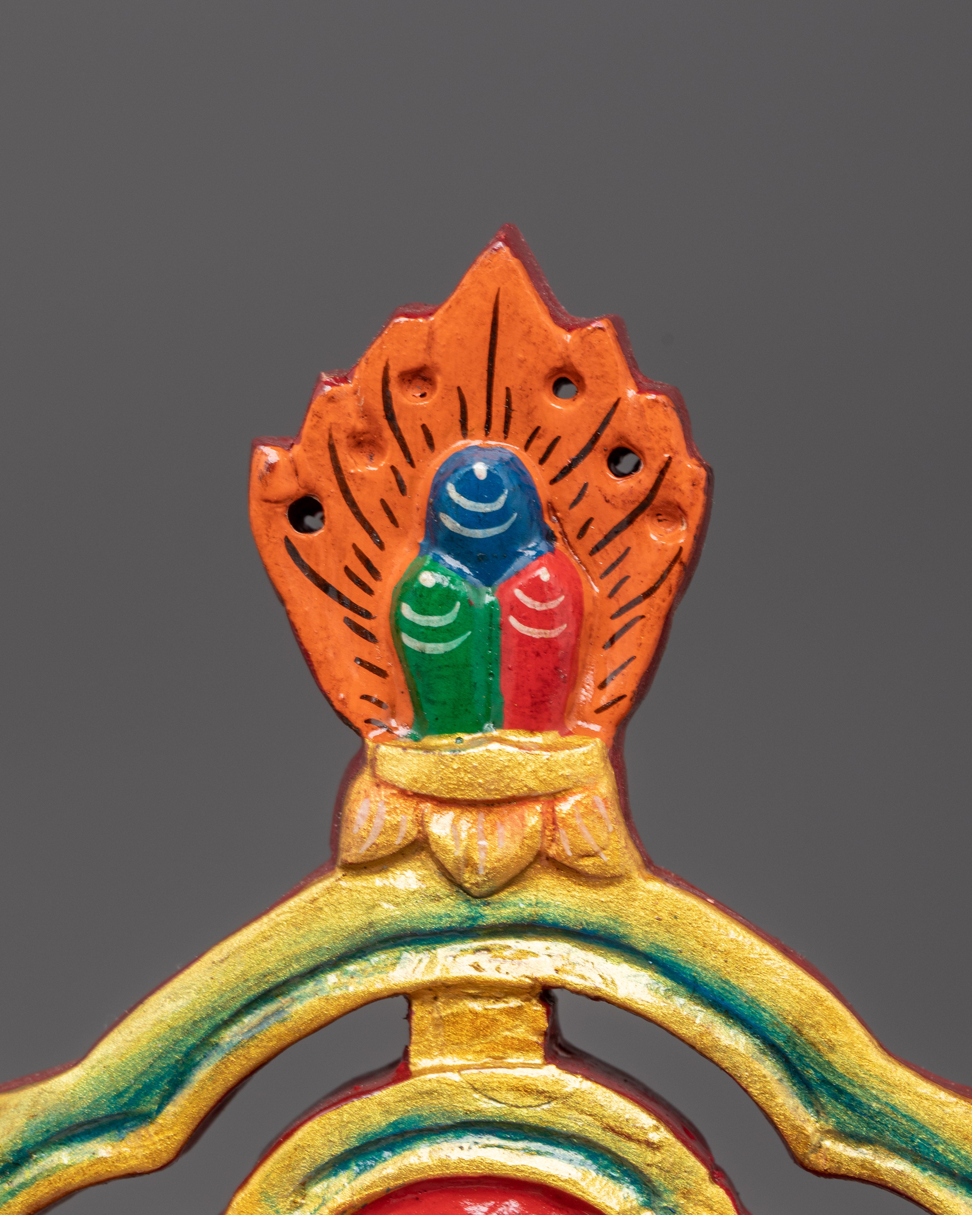 Sacred Buddhist Handcrafted Throne | Throne for Enhancing Statues Presence