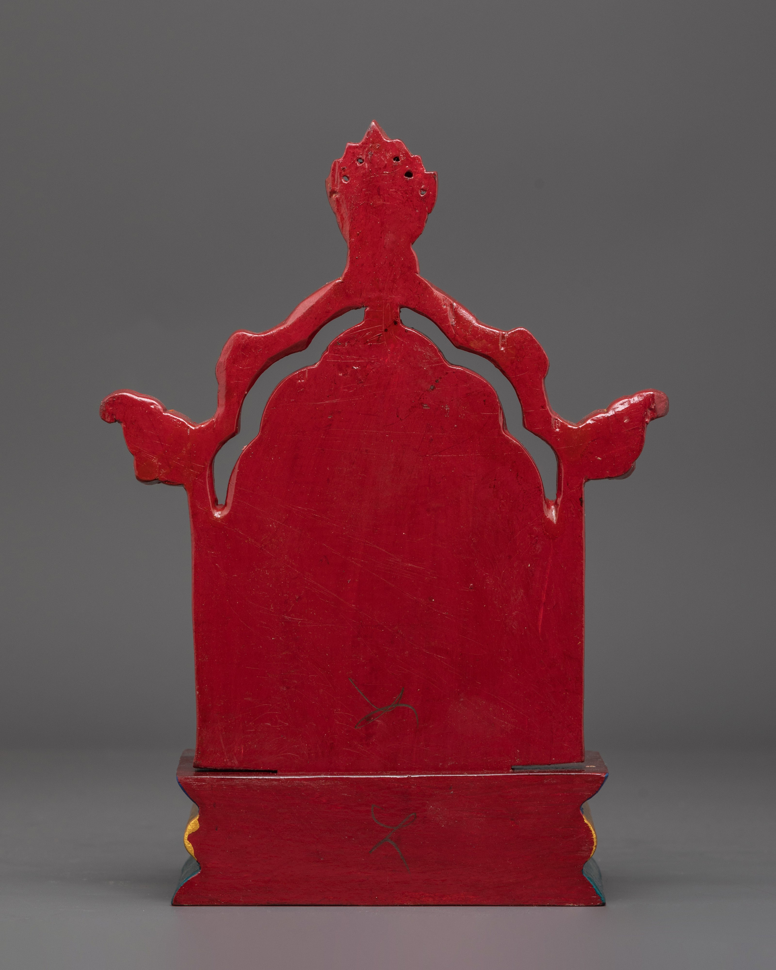 Sacred Buddhist Handcrafted Throne | Throne for Enhancing Statues Presence