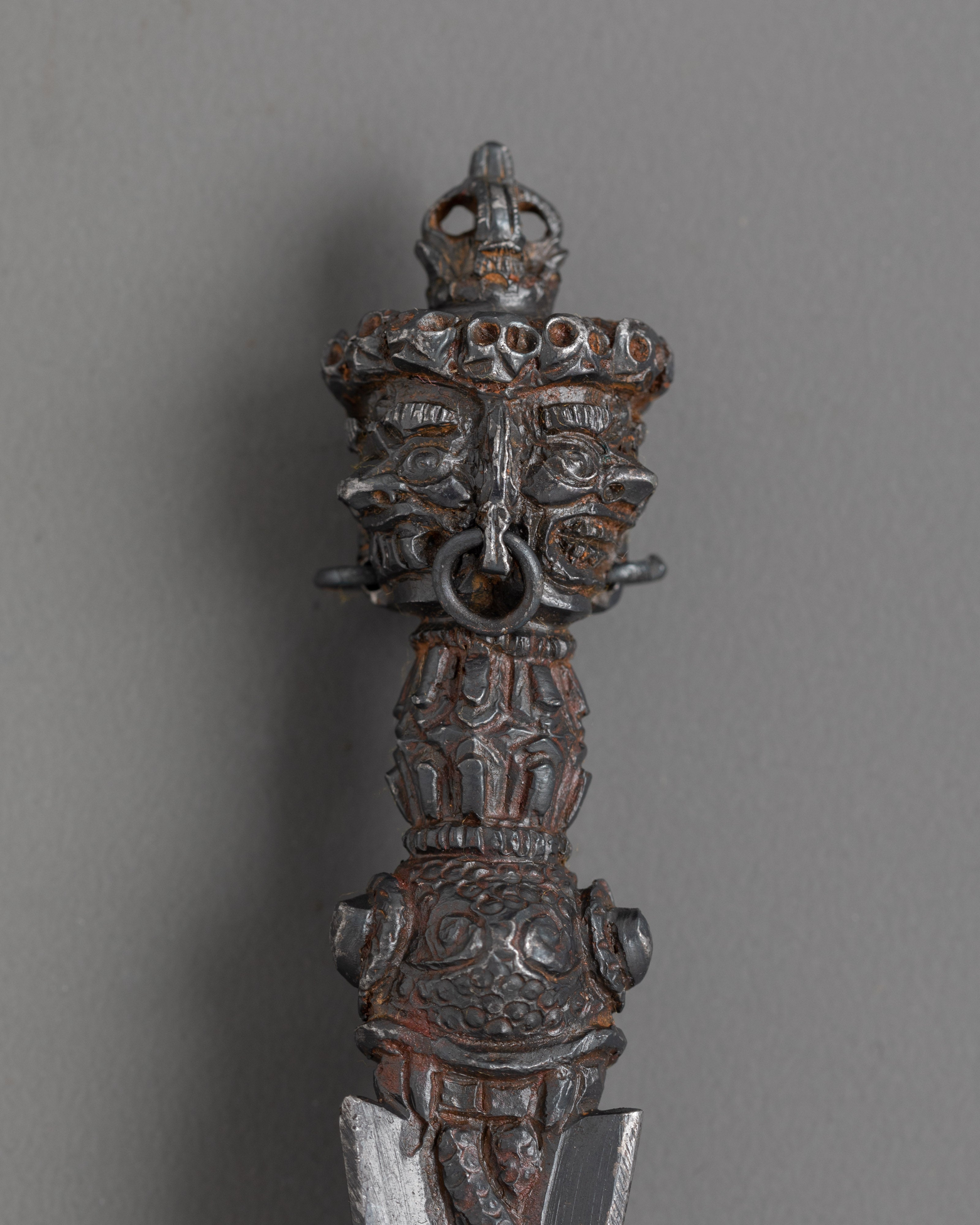 Iron Phurba for Ritual Ceremonies | Symbol of Protection and Purification