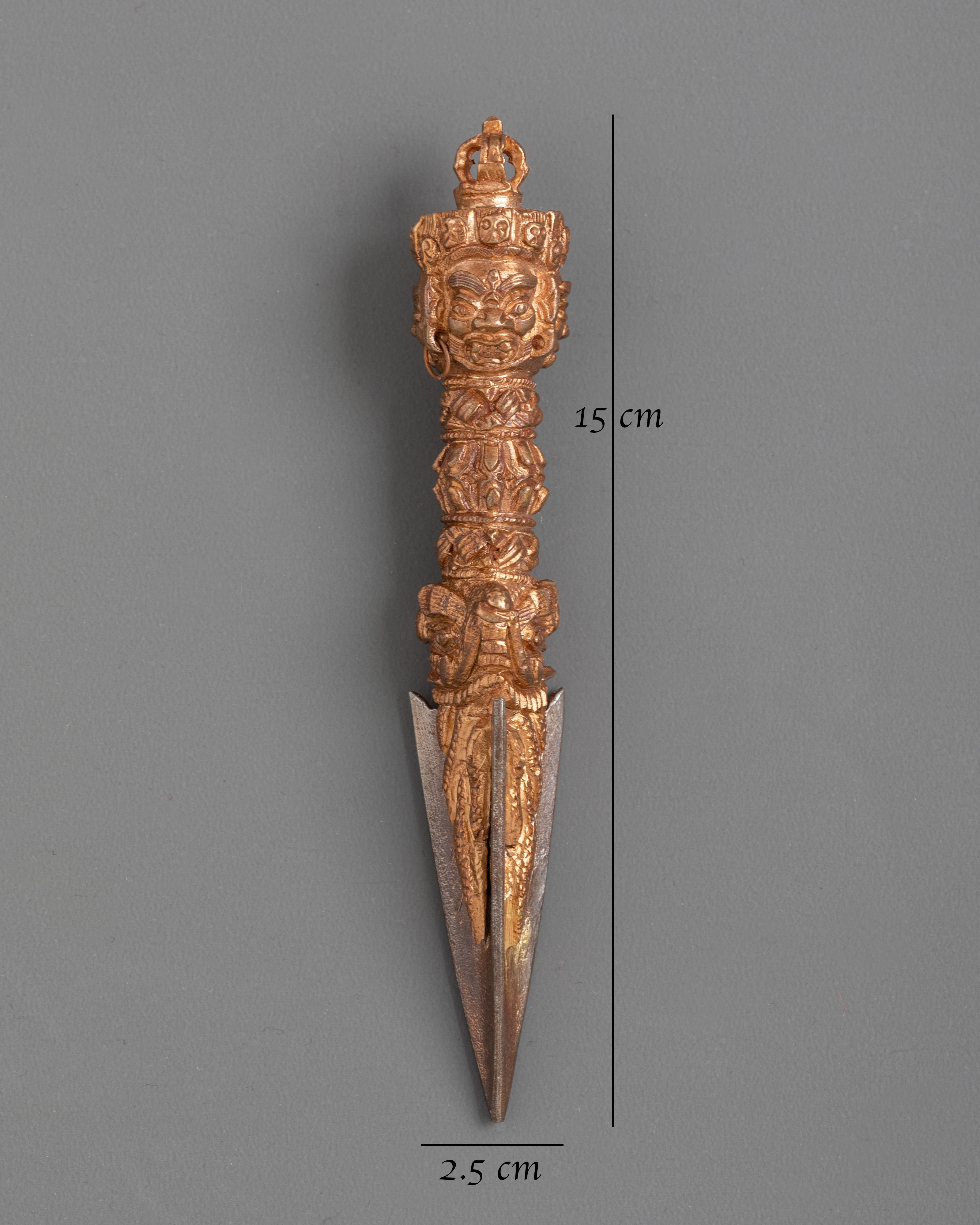 Ritual Dagger Phurba for Ritual Ceremonies | Symbol of Purification and Protection