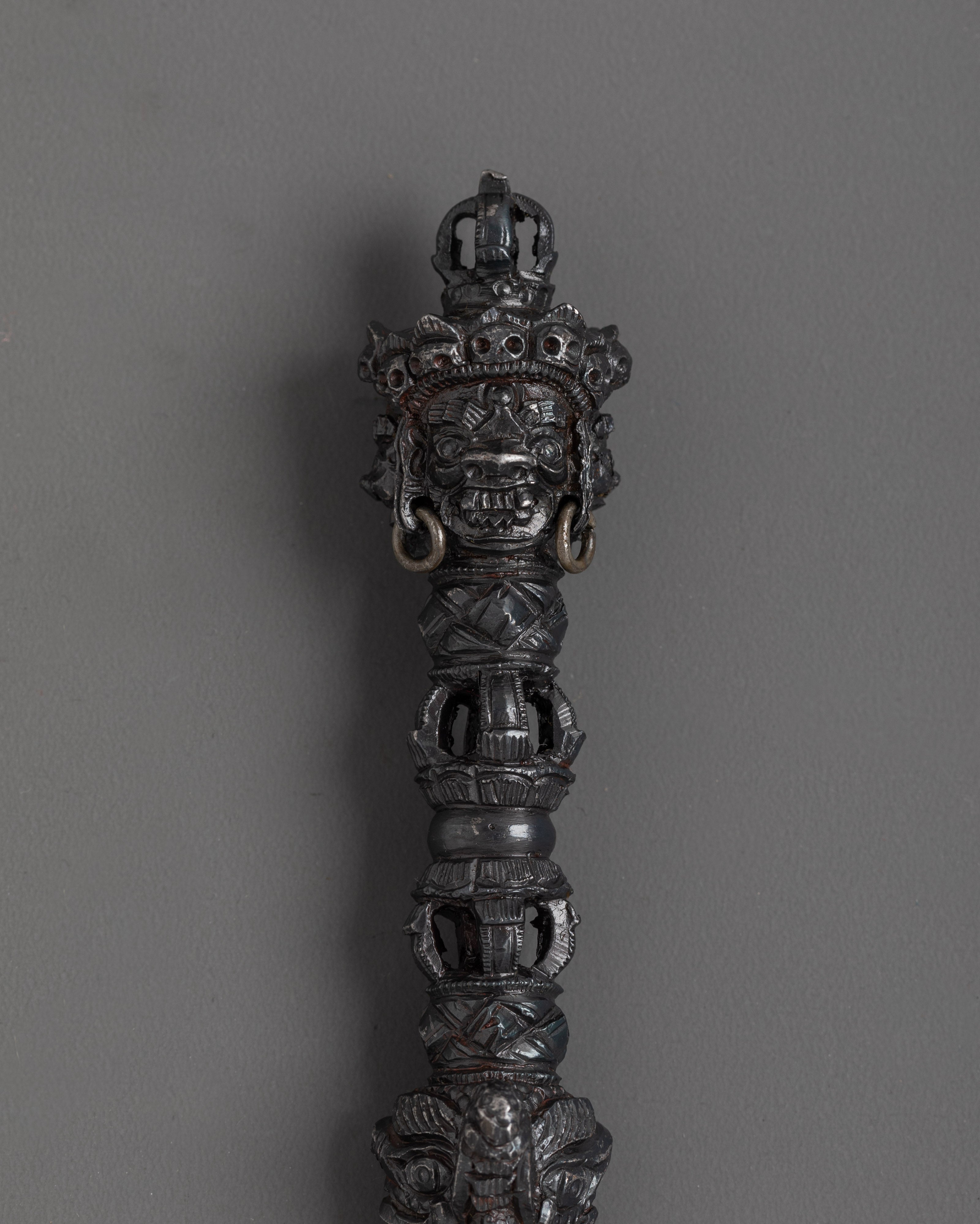 Copper Phurba Ritual Dagger |  Symbol of Tibetan Mysticism and Protection