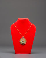 Green Tara Statue Locket