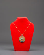 Green Tara Statue Locket