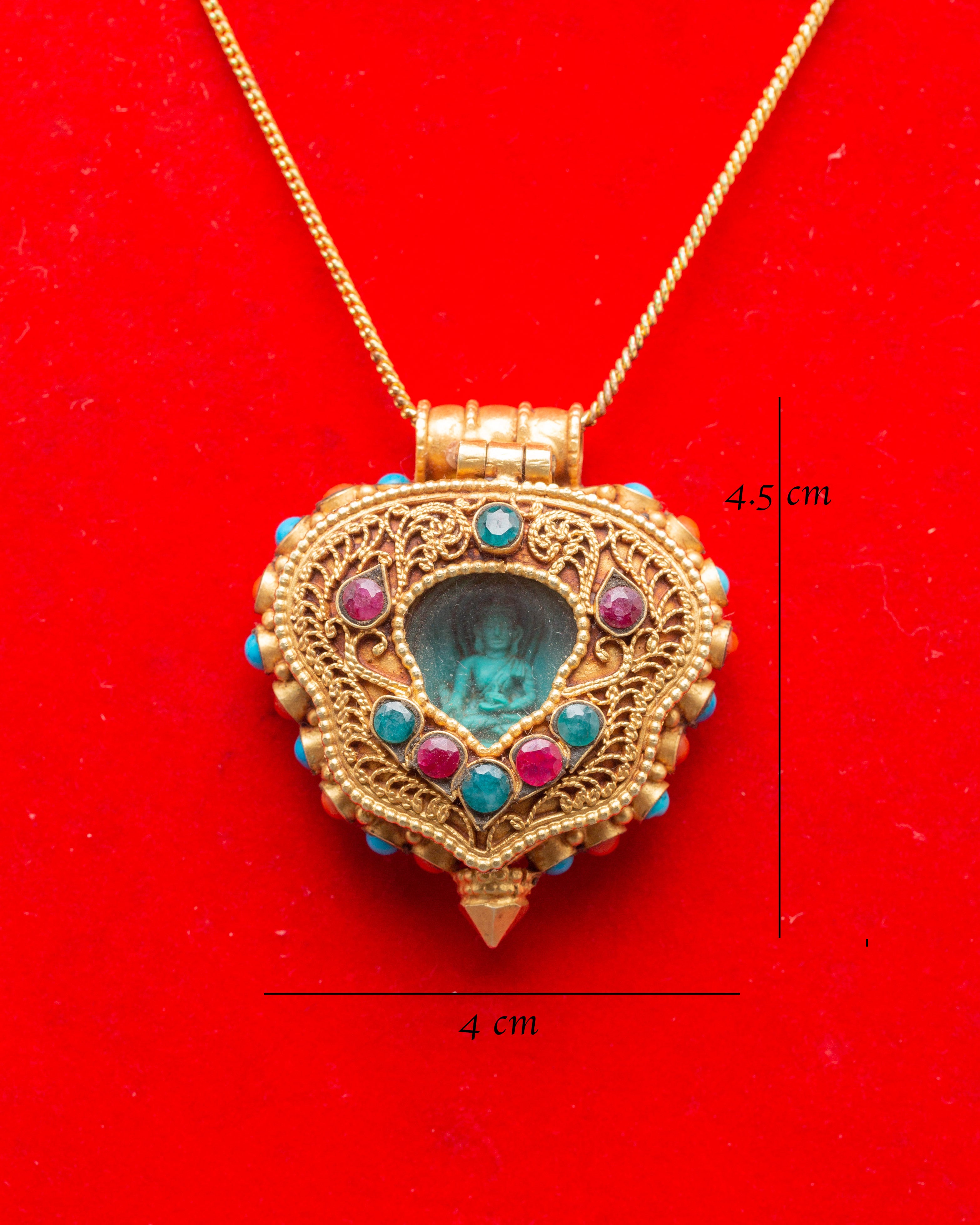 Medicine Buddha Ghau Amulet | Buddha of Healing