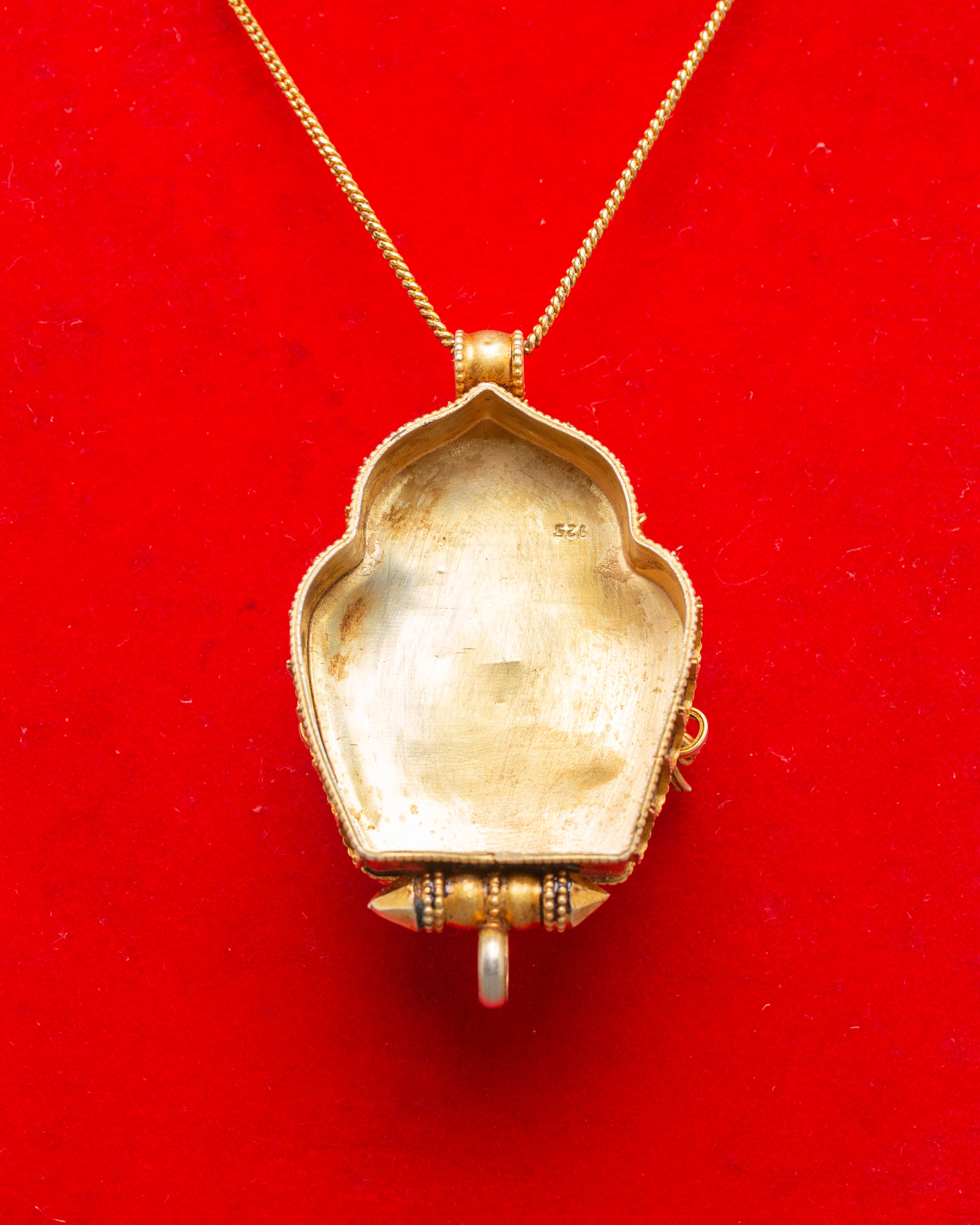 Divine Green Tara Ghau Box Locket | Symbol of Compassion & Strength