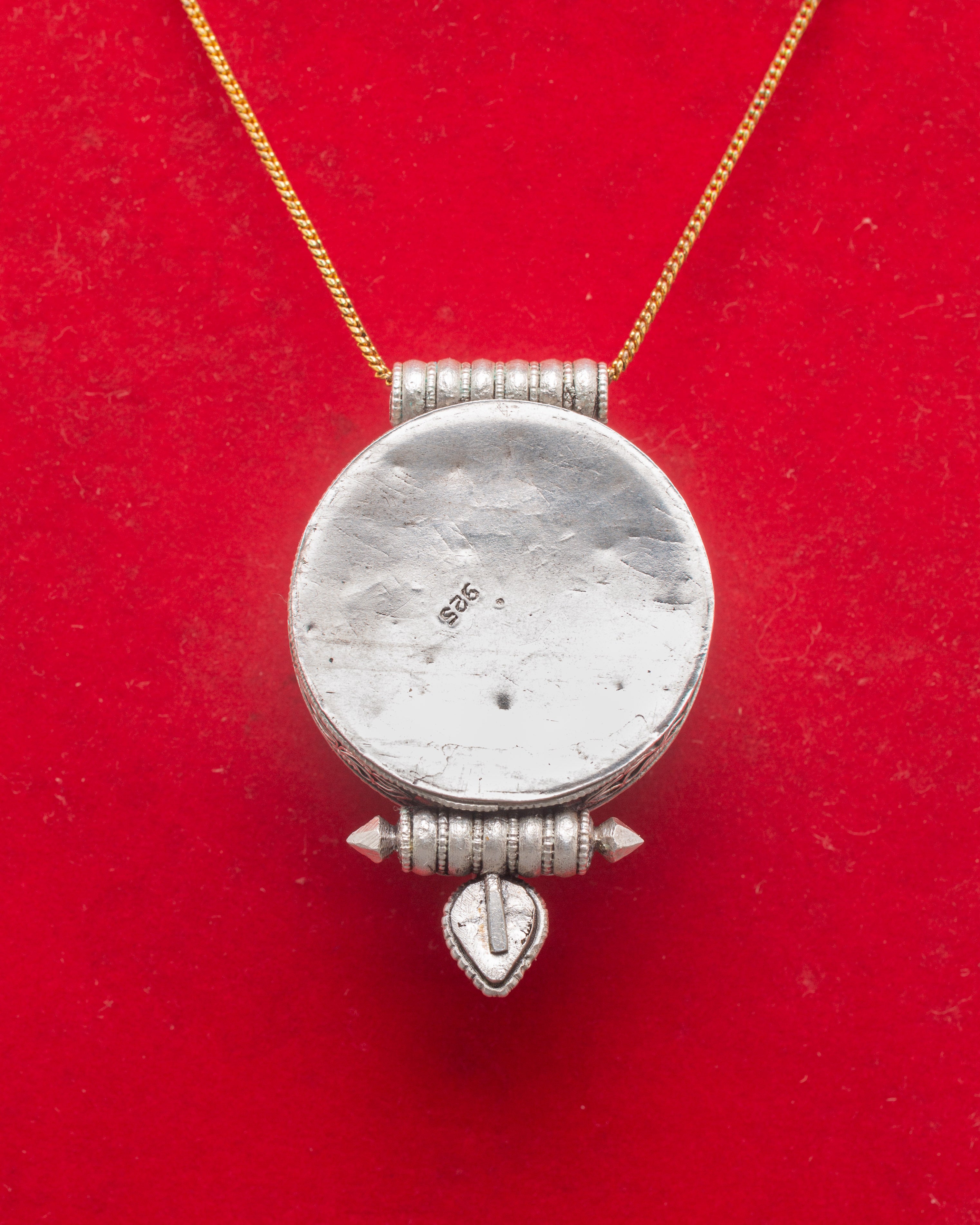 Tibetan Protection Pendant | Himalayan Amulet with Spiritual Symbolism