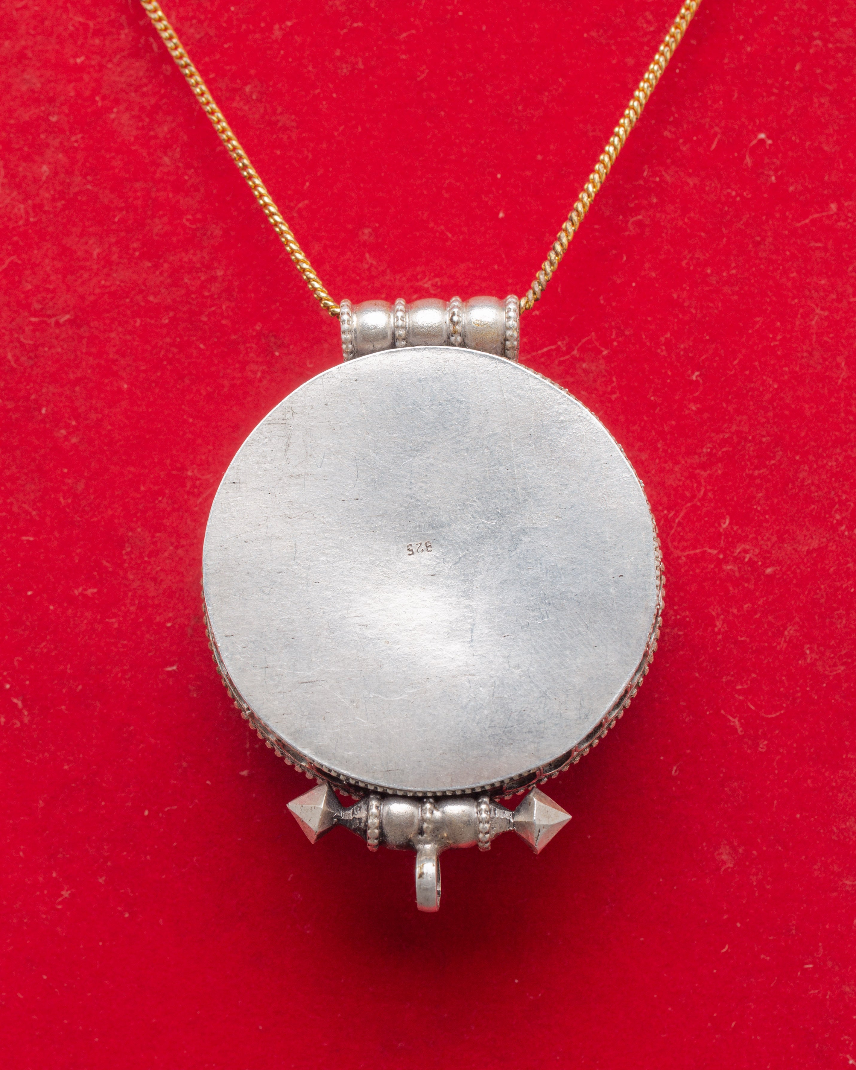 Bishwa Bajra Ghau Box Locket | Spiritual Amulet for Positive Energy