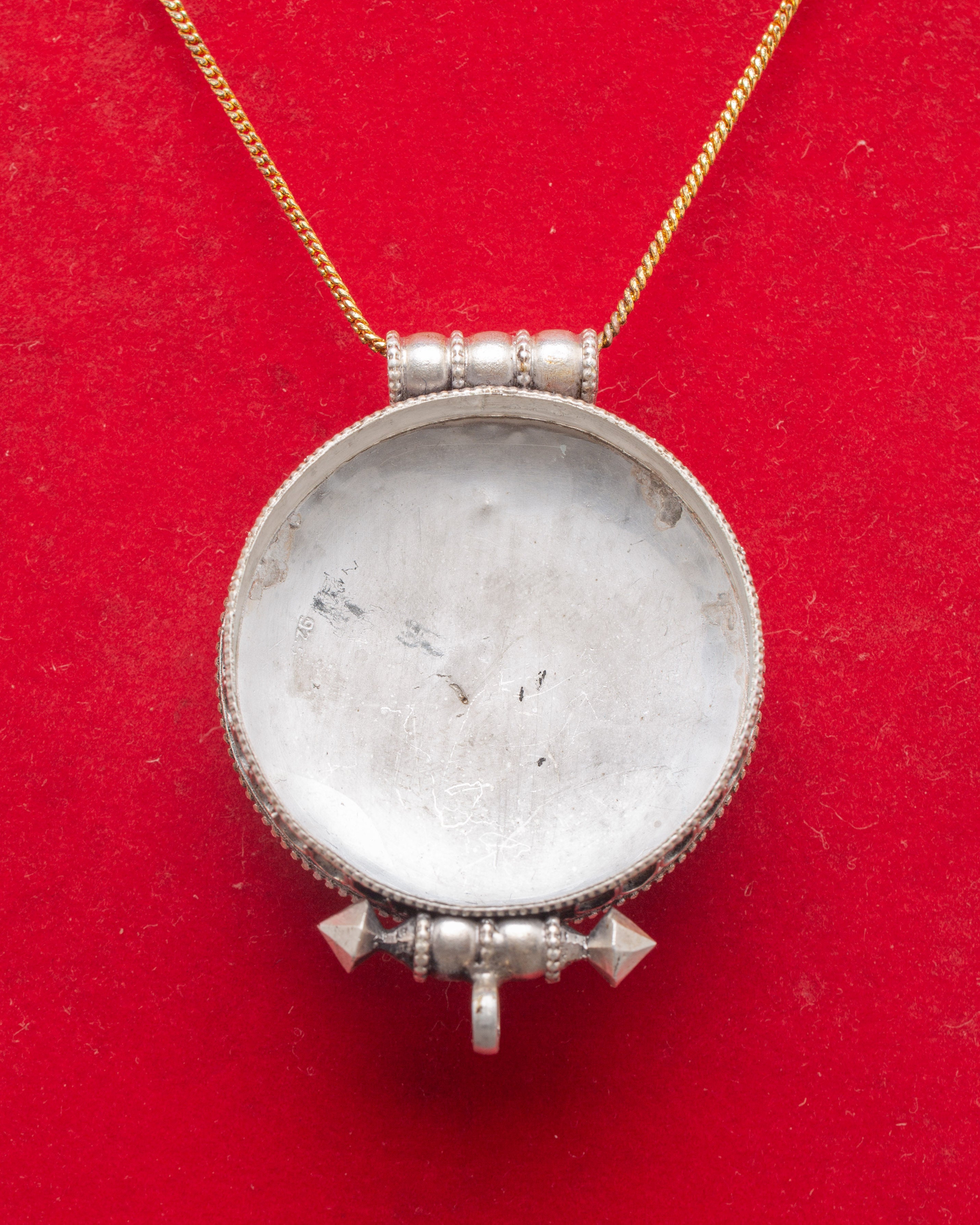 Bishwa Bajra Ghau Box Locket | Spiritual Amulet for Positive Energy