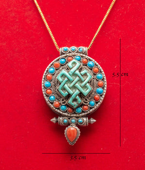 Tibetan Ghau Box Amulet | Protection and Prosperity Jewelry