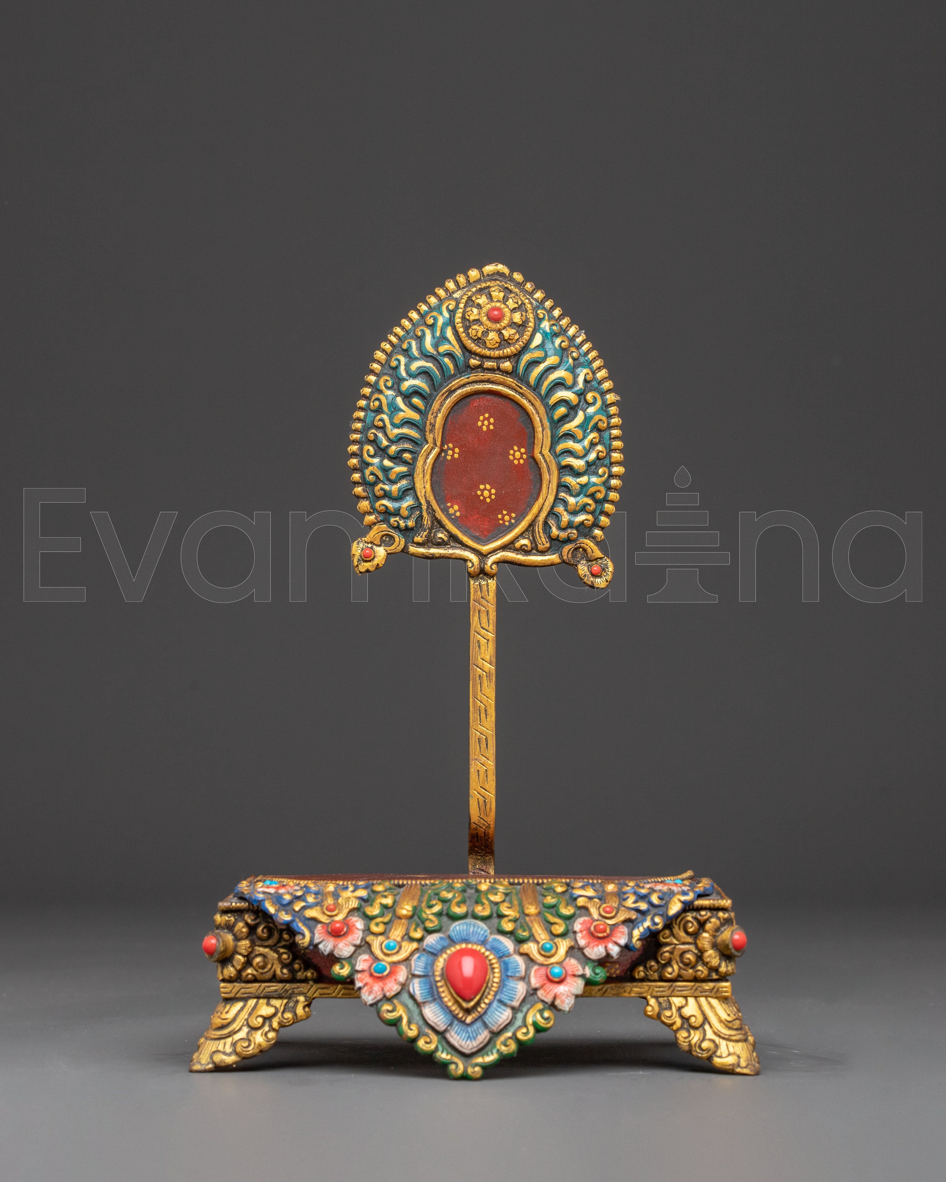 Himalayan Buddhist Throne | Sacred Seat for Deity Statues and Altar