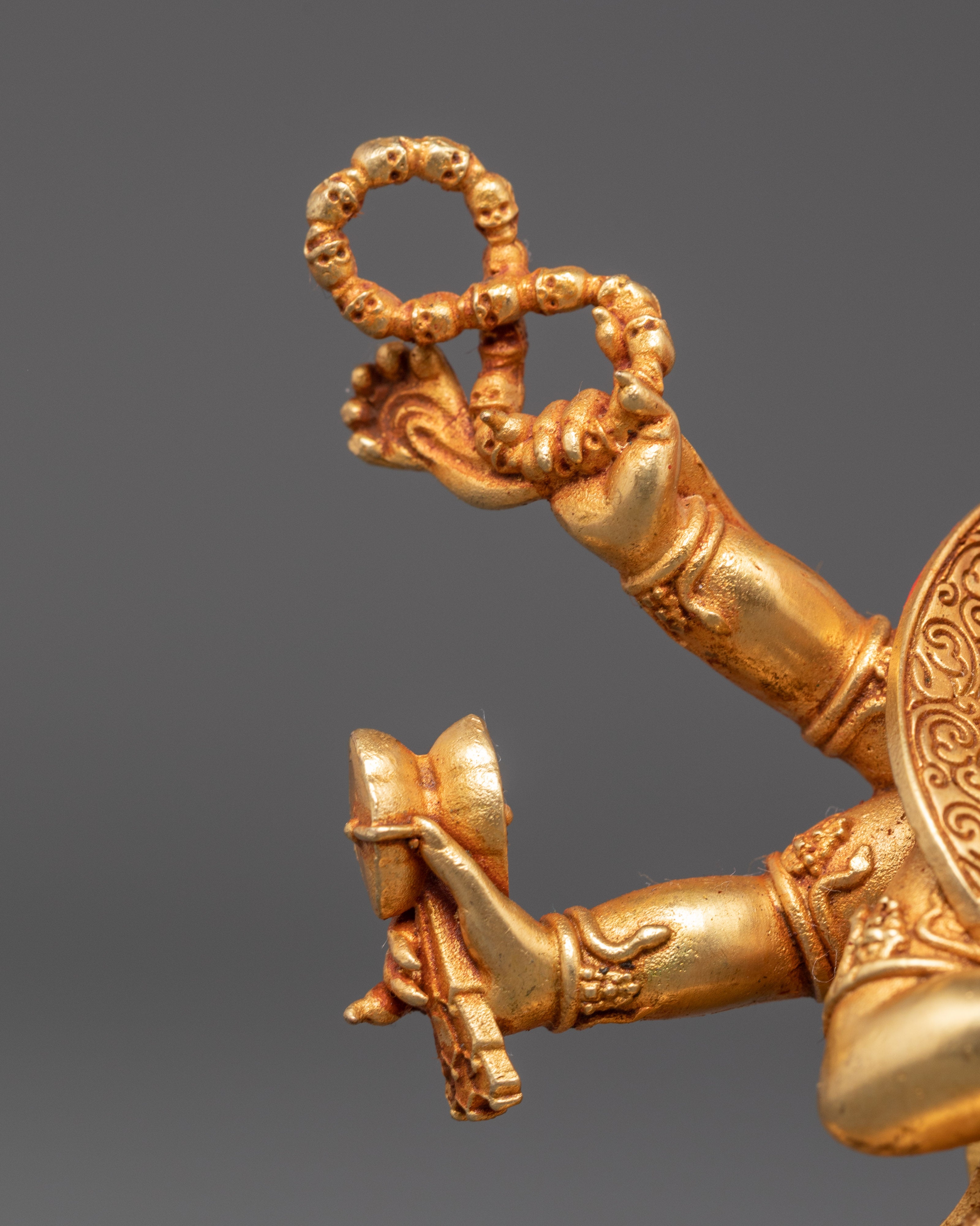 Tibetan Six Armed Mahakala Sculpture | A Sacred Guardian of Tibetan Buddhism