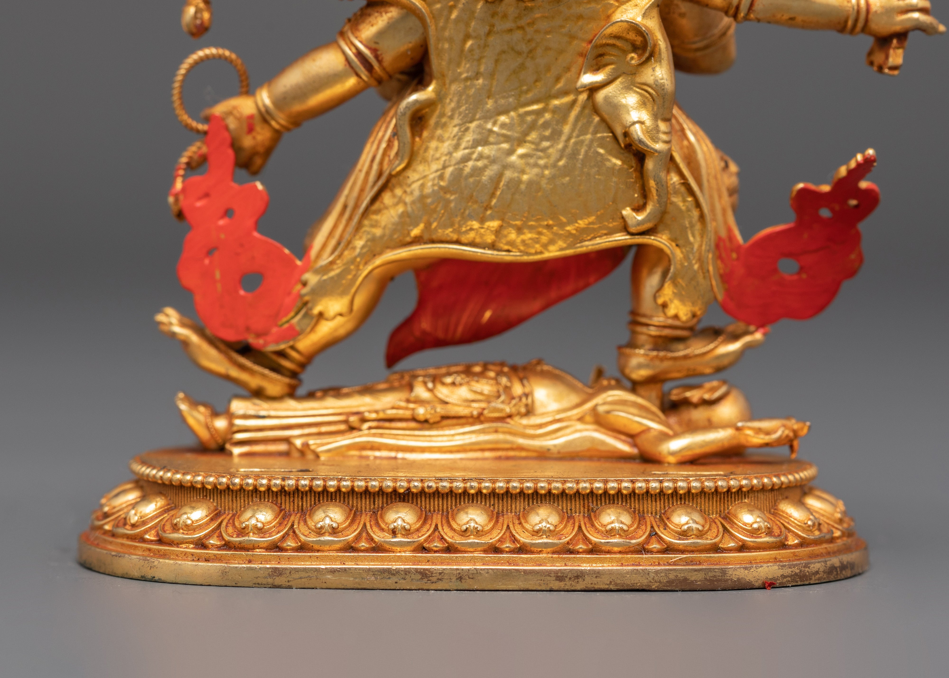 Tibetan Six Armed Mahakala Sculpture | A Sacred Guardian of Tibetan Buddhism
