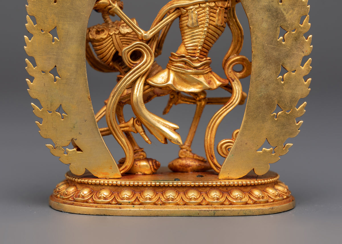 Divine Protector Chitipatti Sculpture | A Sacred Guardian in Tibetan Buddhism