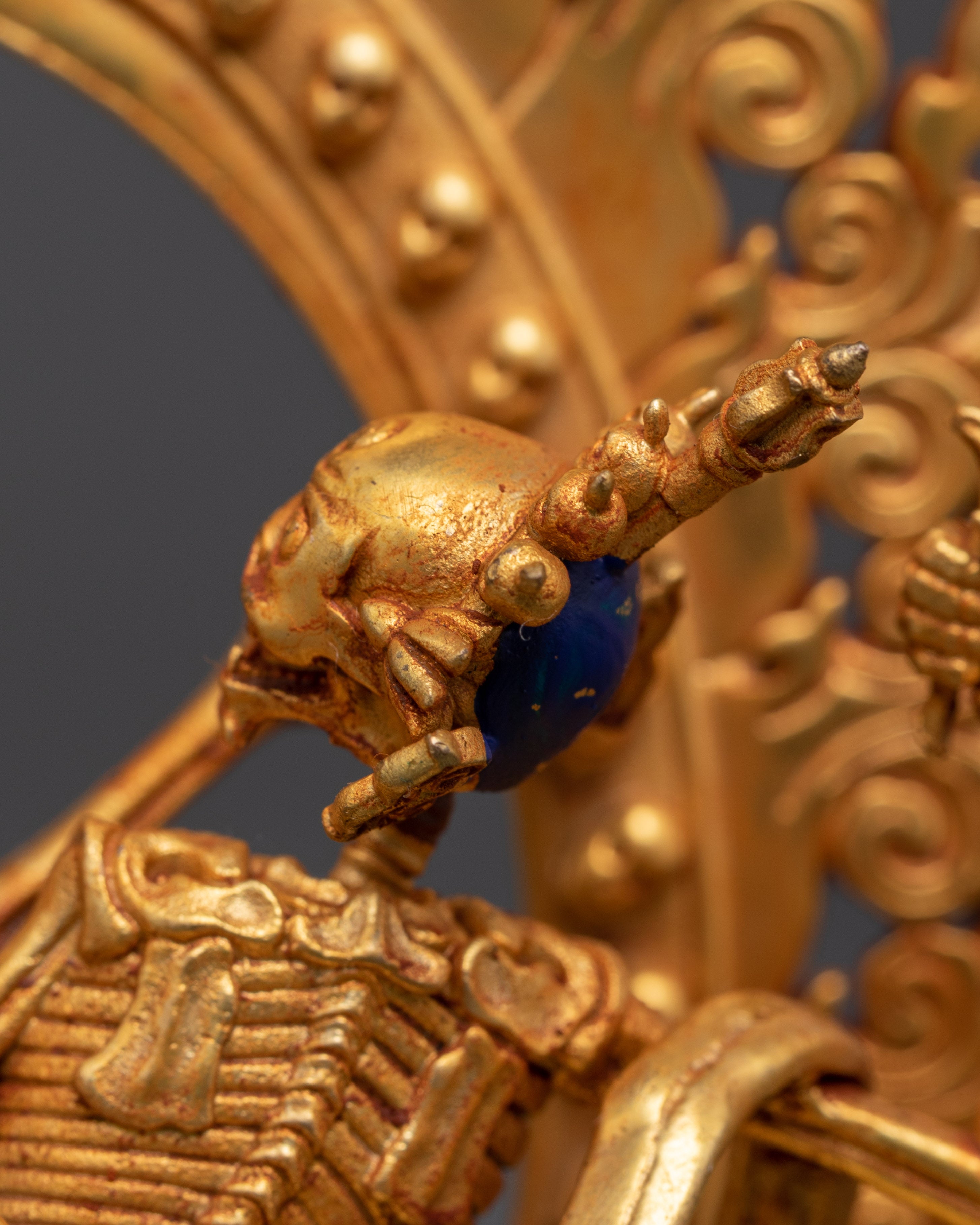 Divine Protector Chitipatti Sculpture | A Sacred Guardian in Tibetan Buddhism
