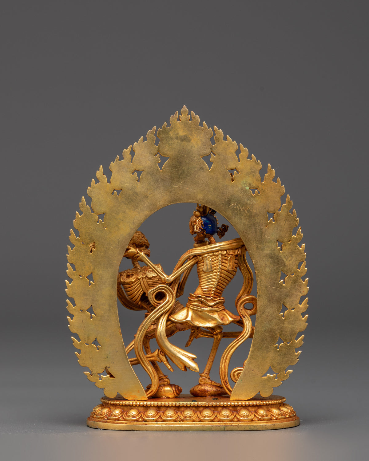 Divine Protector Chitipatti Sculpture | A Sacred Guardian in Tibetan Buddhism