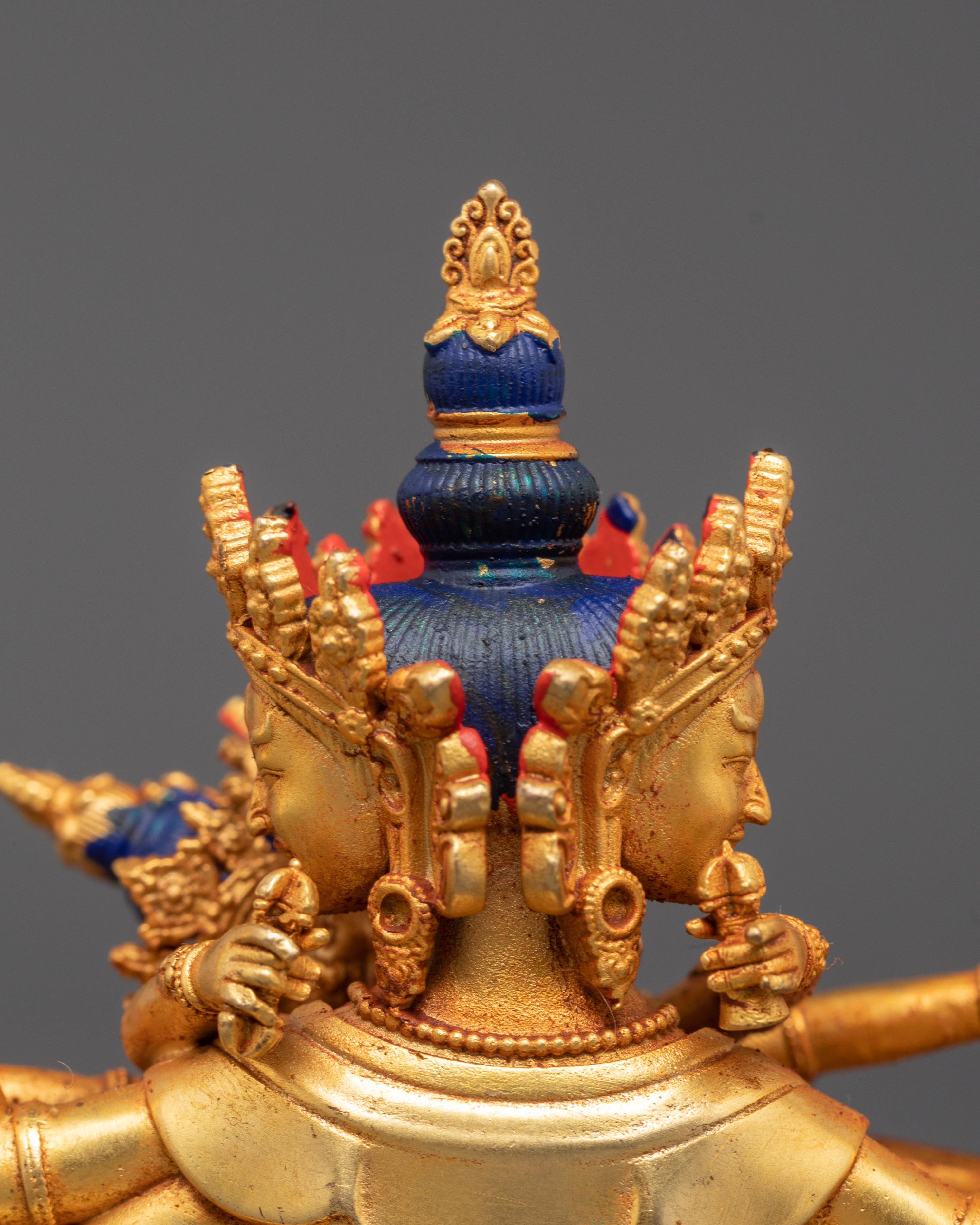 Bodhisattva Deity Guhyasamaja With His Consort Statue | Tantric Meditation Sculpture