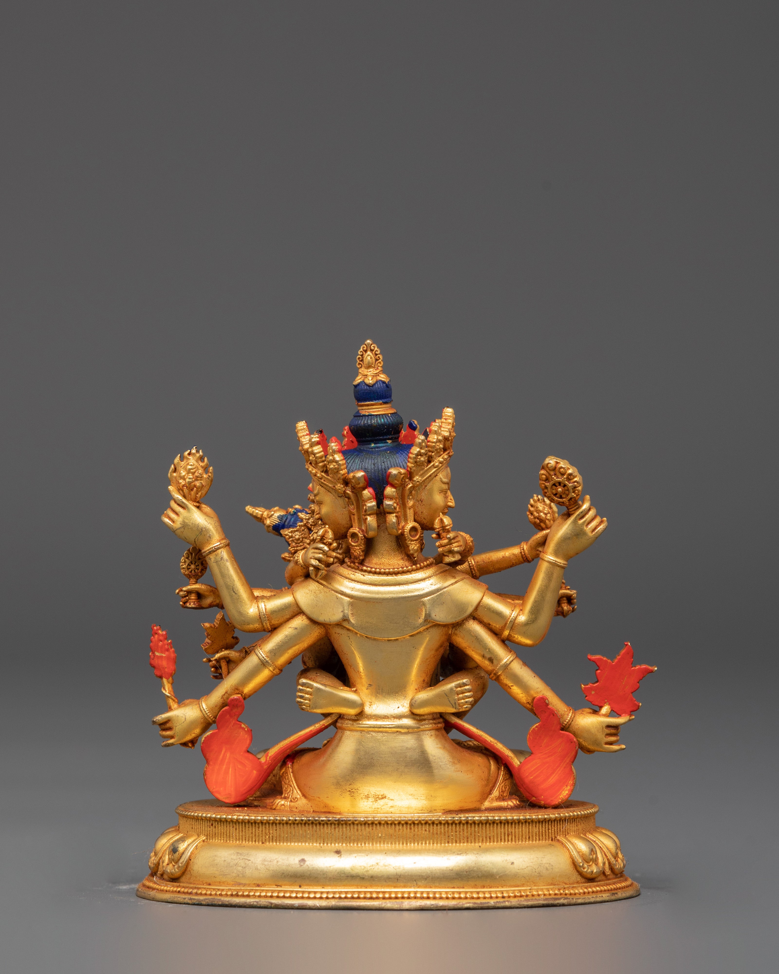 Bodhisattva Deity Guhyasamaja With His Consort Statue | Tantric Meditation Sculpture