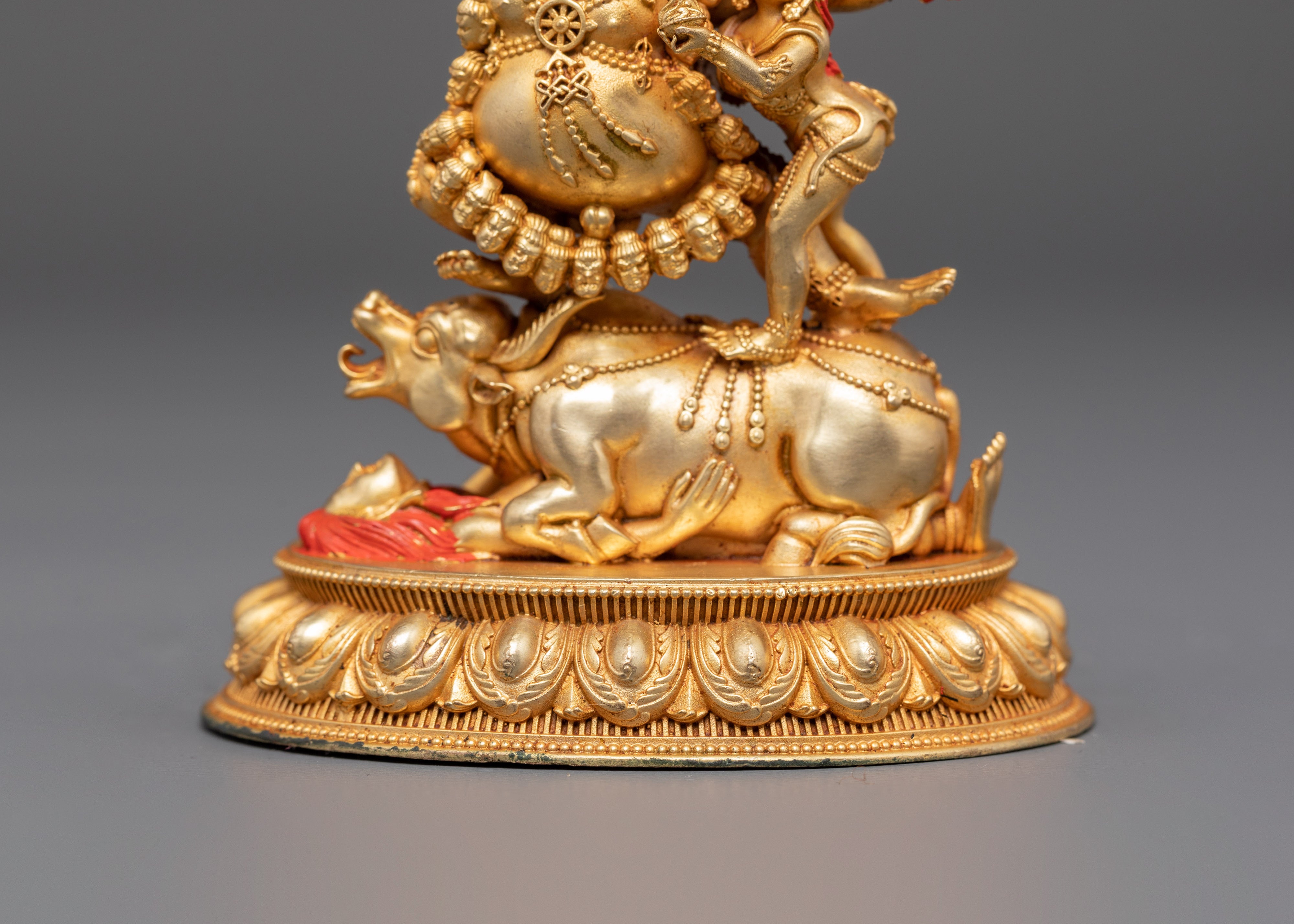 Tantric Deity Yamantaka Sculpture | A Sacred Representation of Protection