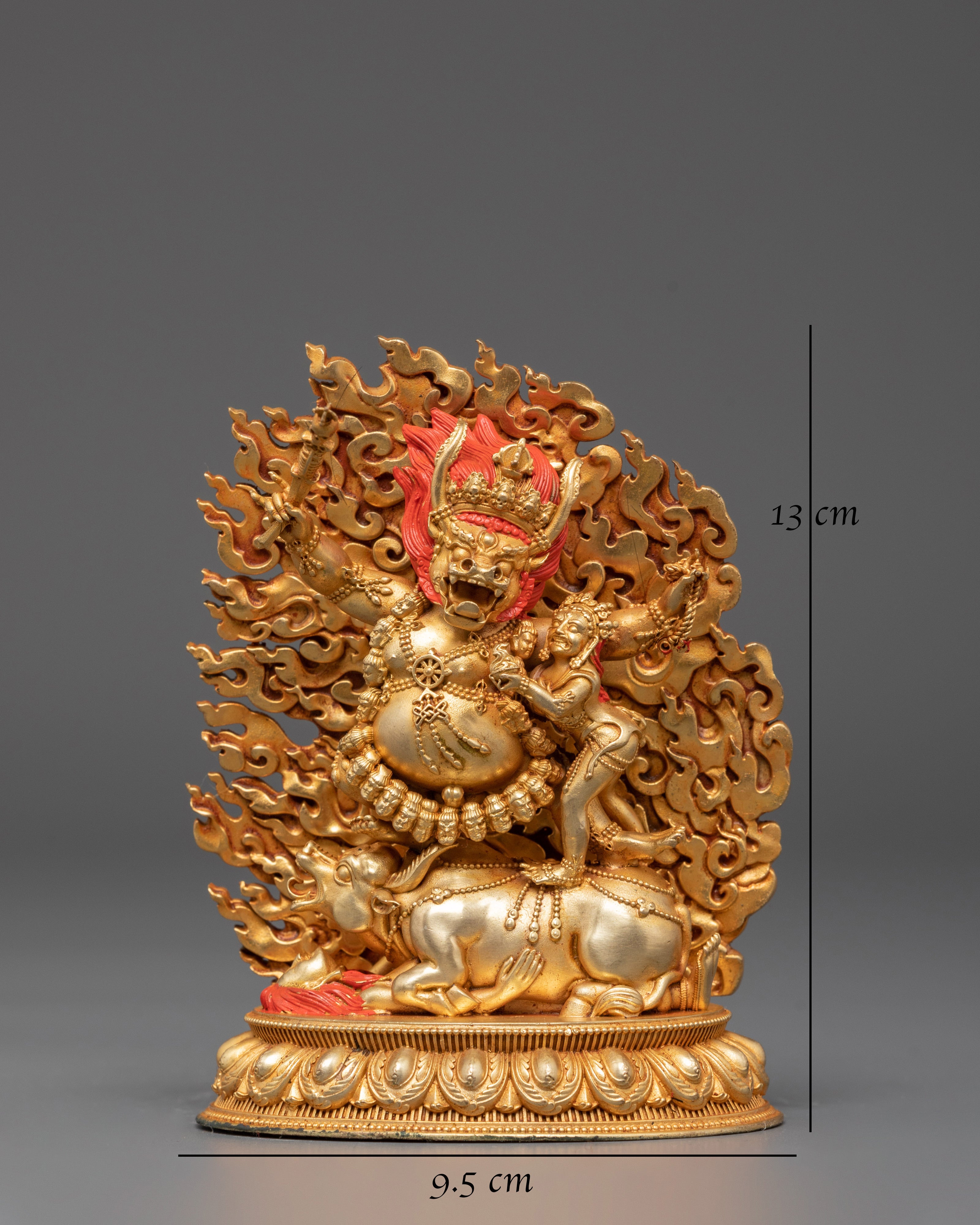 Tantric Deity Yamantaka Sculpture | A Sacred Representation of Protection