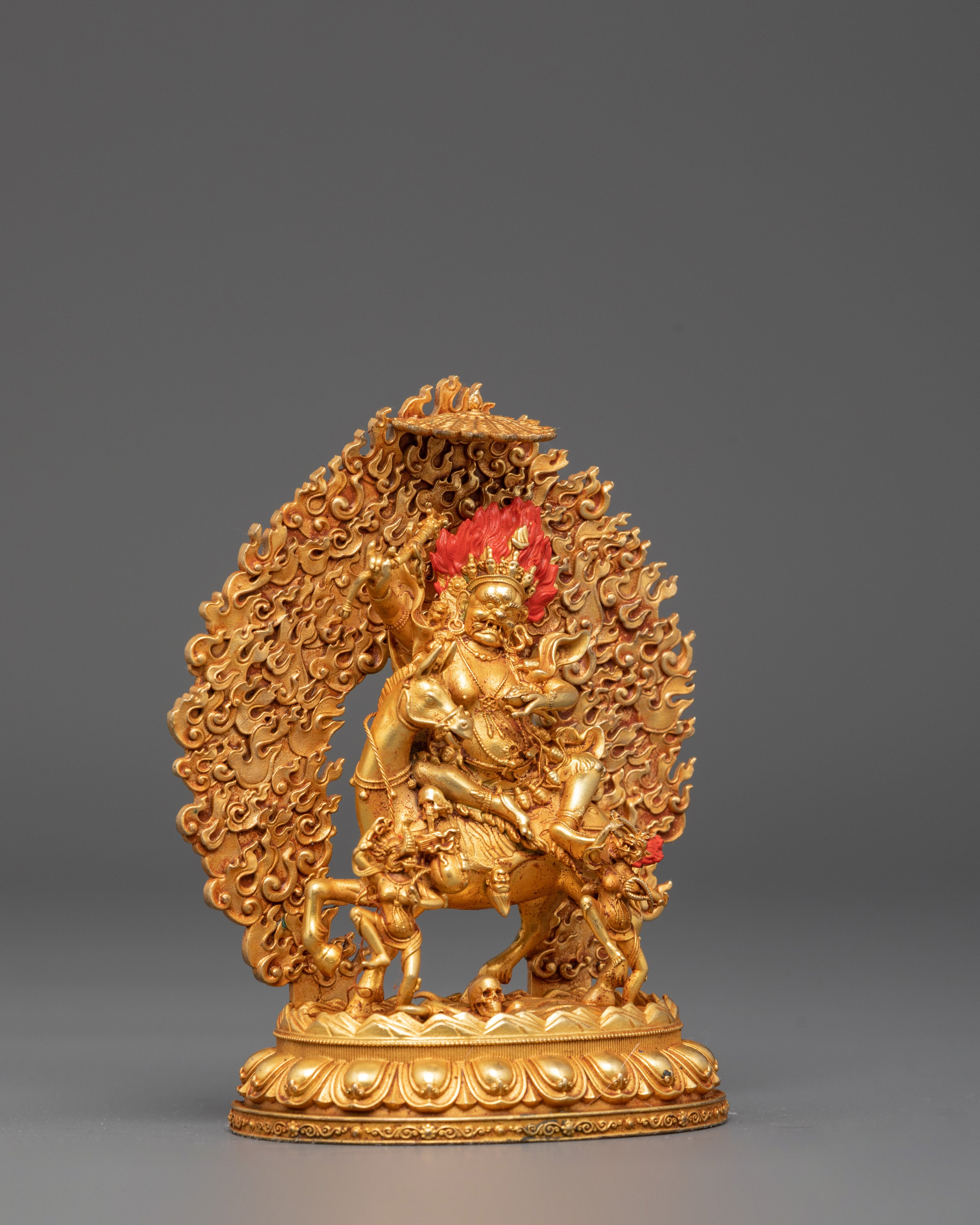 Sacred Tantric Buddhist Palden Lhamo Statue | Protector of the Dharma