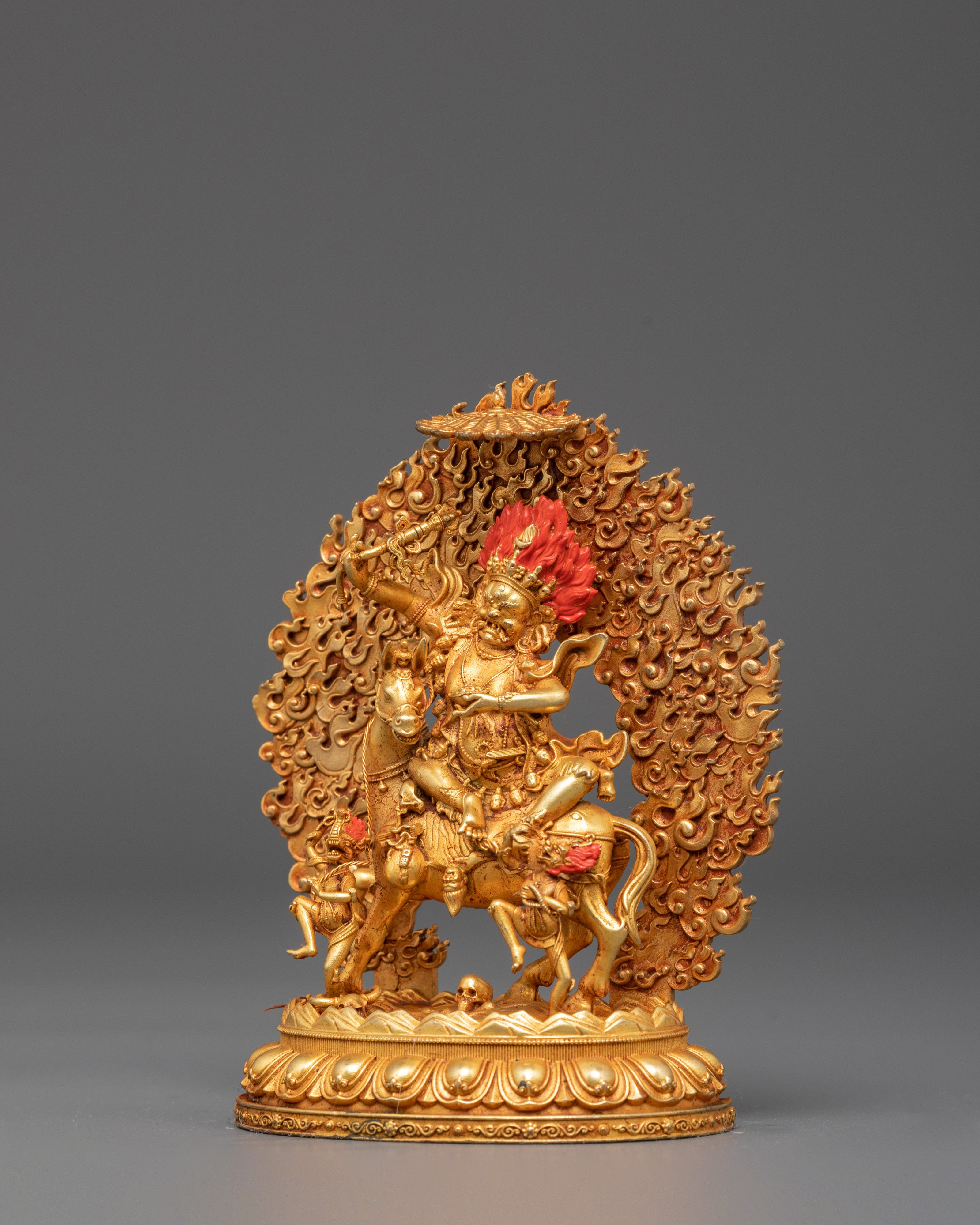 Sacred Tantric Buddhist Palden Lhamo Statue | Protector of the Dharma