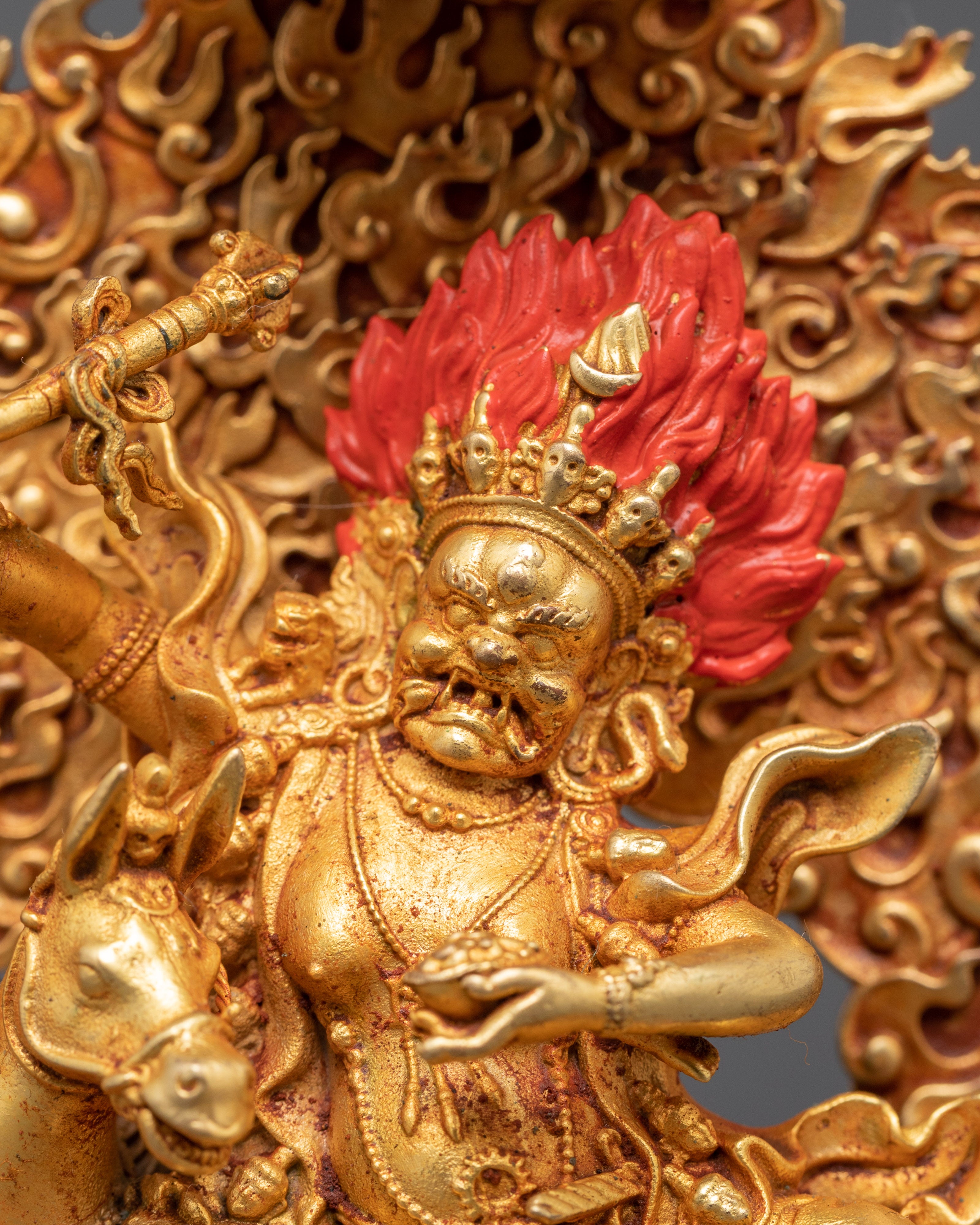 Sacred Tantric Buddhist Palden Lhamo Statue | Protector of the Dharma