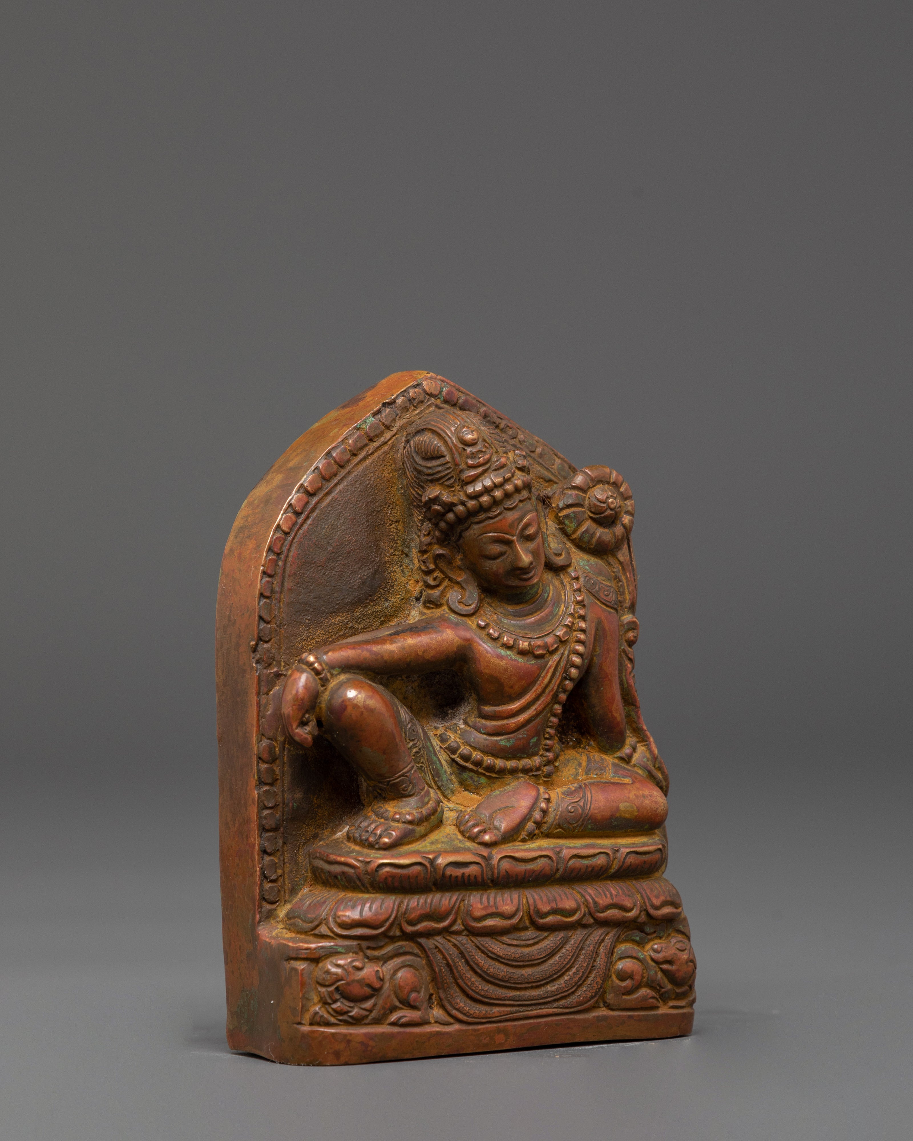 The compassionate Fearless Deity Lokeshwor | Handcrafted Buddhist Statue