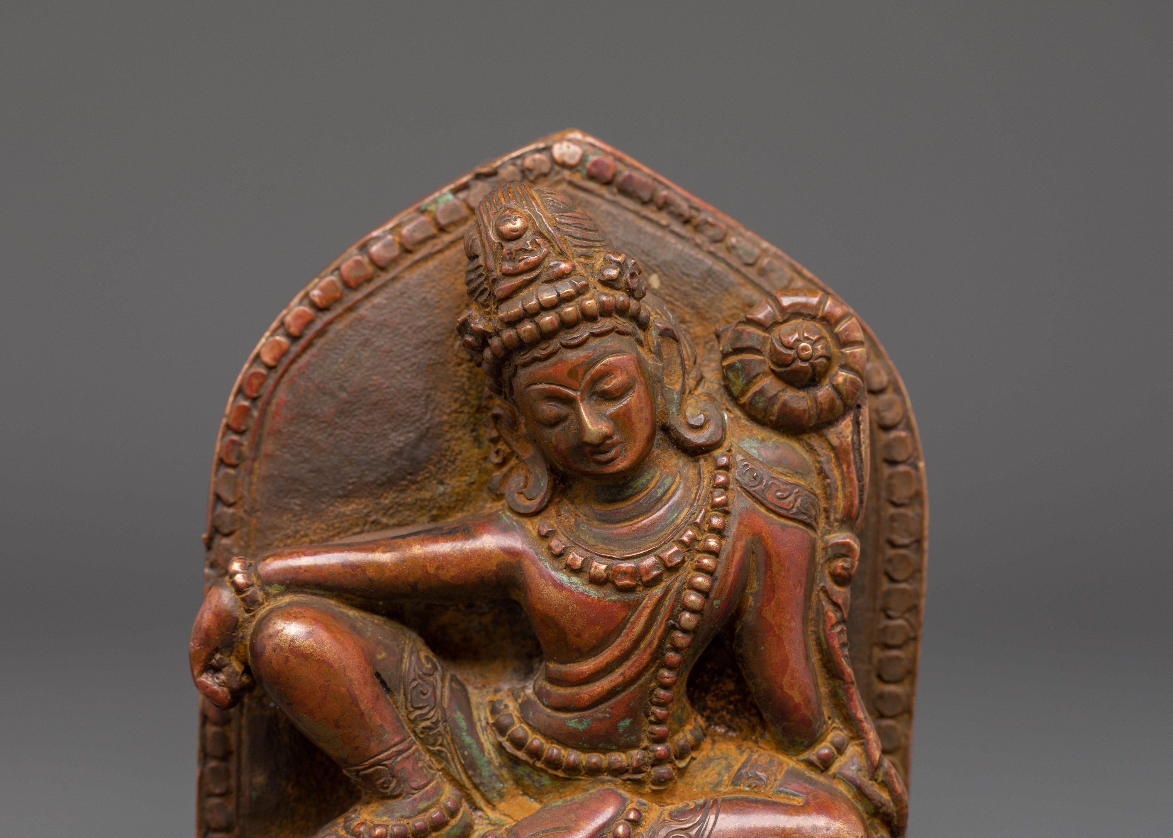 The compassionate Fearless Deity Lokeshwor | Handcrafted Buddhist Statue