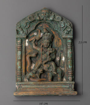 Handcrafted Bhimsen Copper Statue | Nepalese Art Piece