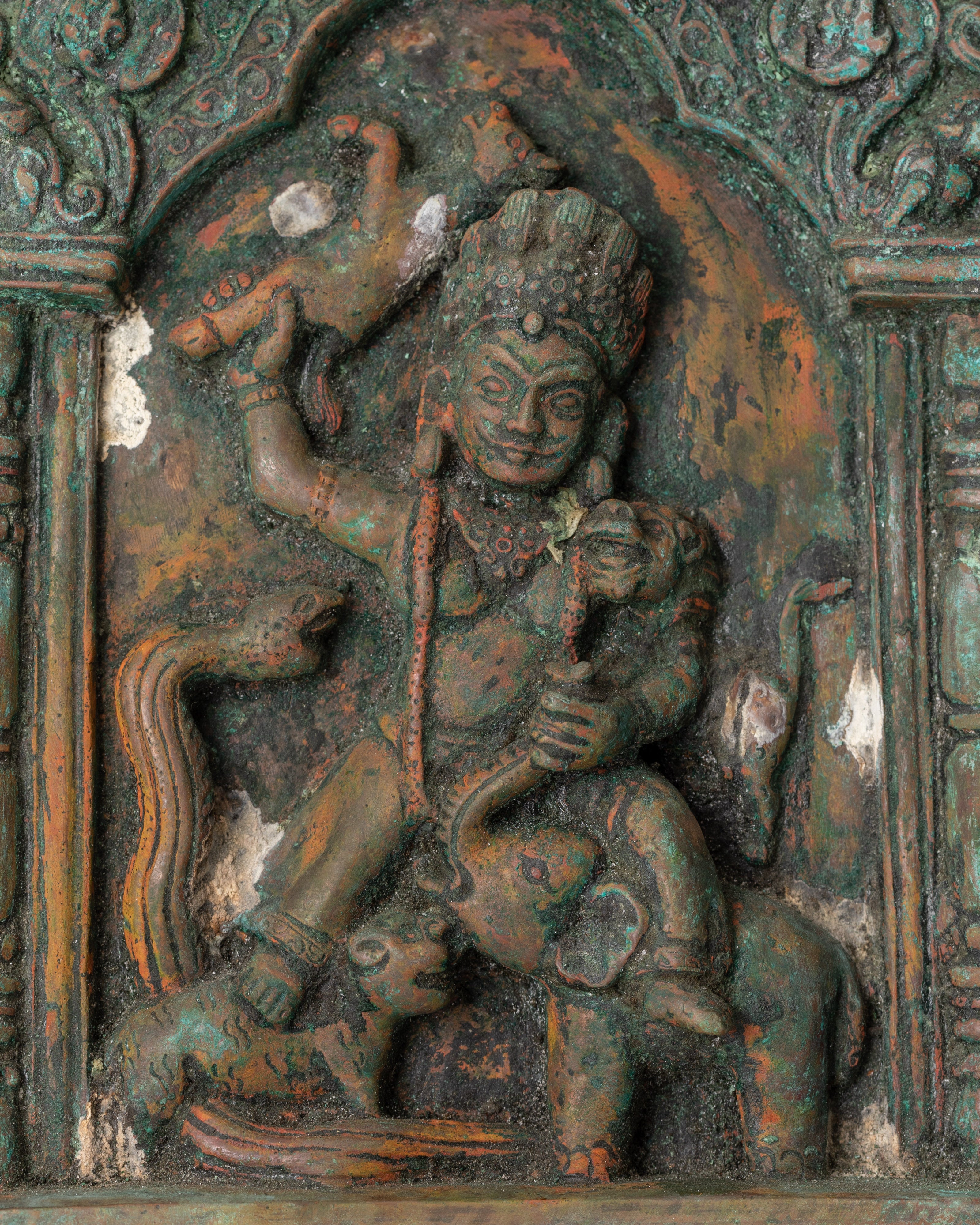 Handcrafted Bhimsen Copper Statue | Nepalese Art Piece
