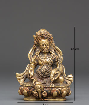 Hand-Crafted Wealth Deity Dzambhala Statue | Symbol of Prosperity and Abundance